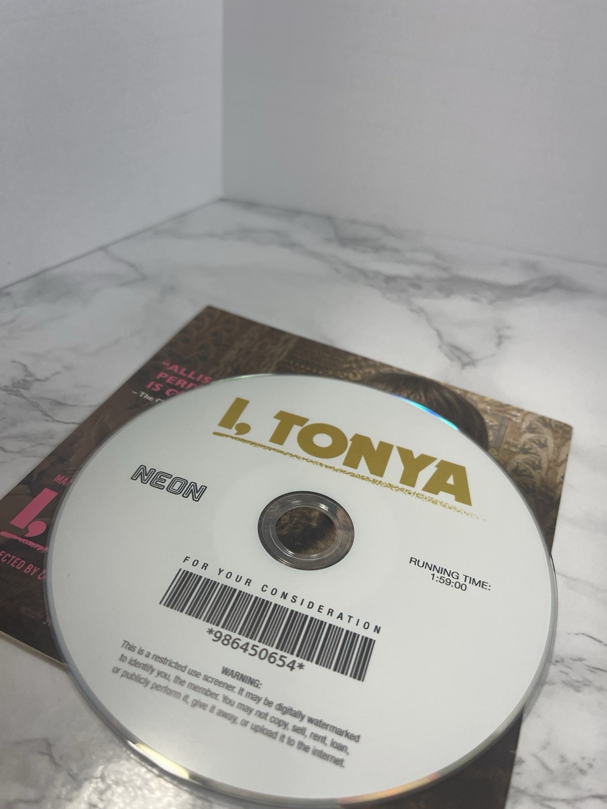 RARE Margot Robbie FYC I, TONYA Awards Promo DVD For Your Consideration