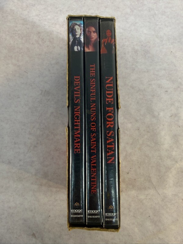 Redemption the Devil Collection DVD Missing Nude For Satan DISC