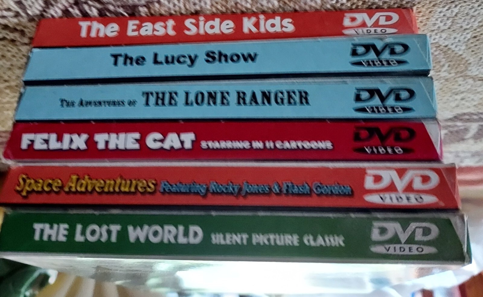 Lot of 6 Classic Sealed DVDs Lost World, Felix the Cat, Giant Gila Monster etc