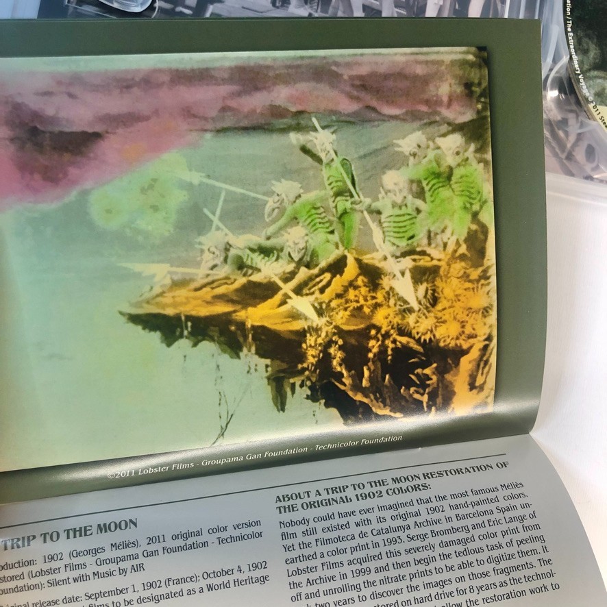 A TRIP TO THE MOON Georges Melies 2-Disc Set Original 1902 Color Limited Edition