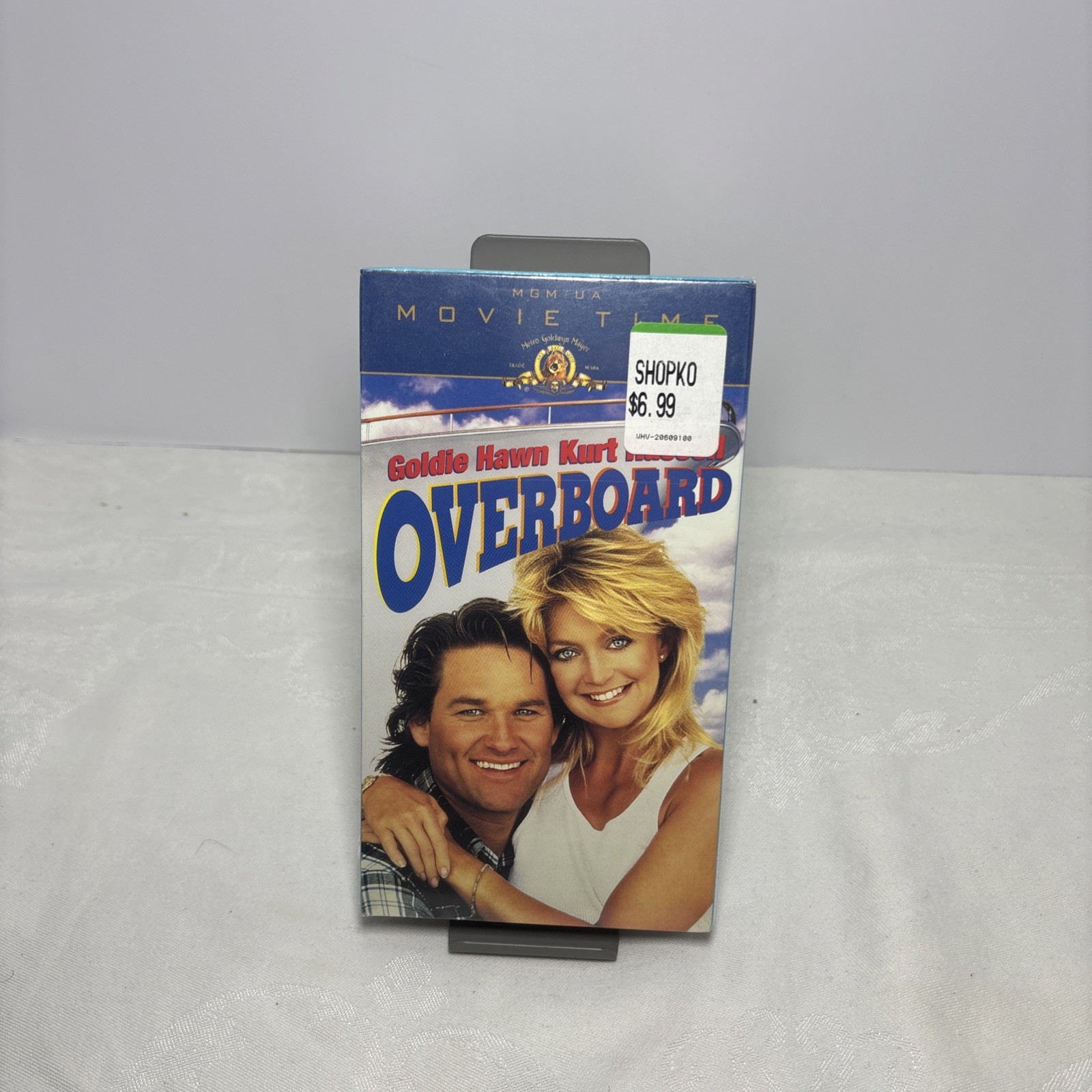 Overboard (VHS, 1997, Movie Time) Goldie Hawn, Kurt Russell New MGM Sealed