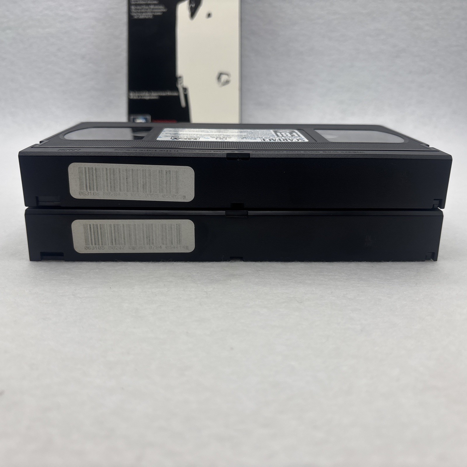Scarface – VHS – 1990 – 2 Tape Set – Al Pacino – Brian De Palma – Tested Working