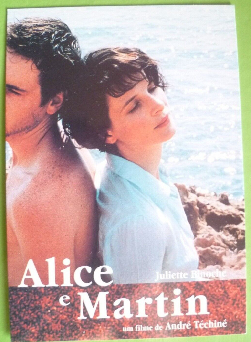 ALICE ET MARTIN André Téchiné 🍀POSTCARD PORTUGAL carte postale JULIETTE BINOCHE