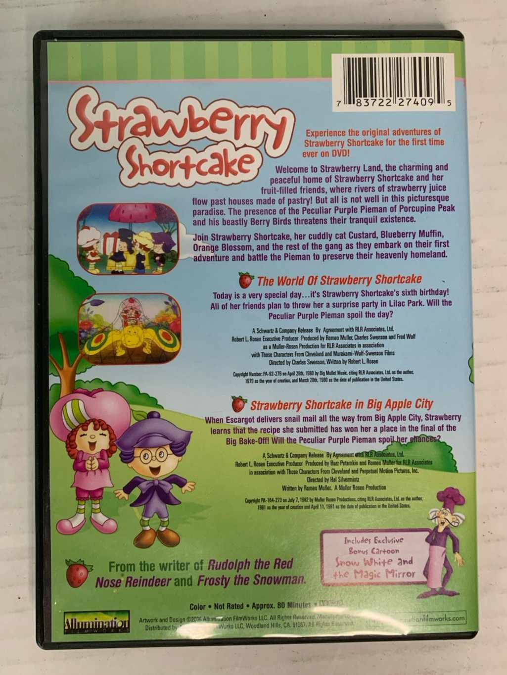 Strawberry Shortcake (2006 DVD) Her Very First Adventures, Allumination
