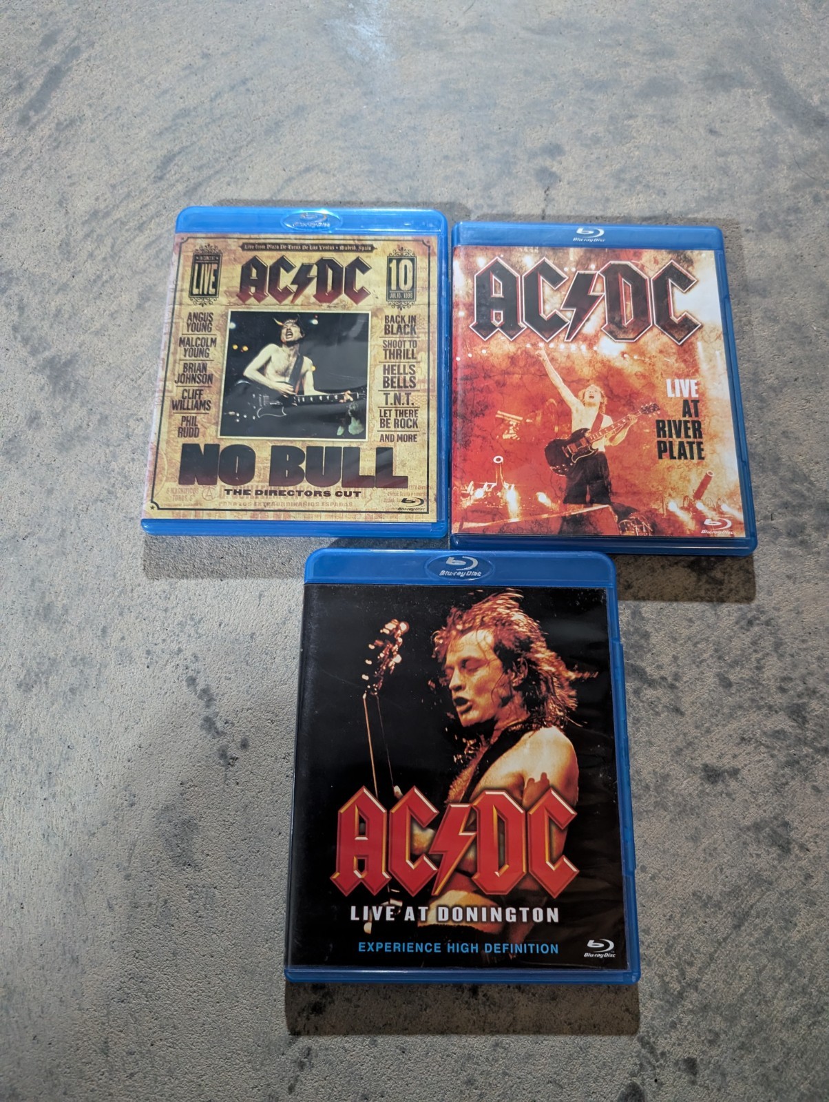 AC/DC AC DC Blu Ray Blu-ray No Bull Live Spain At River Plate Donnington Rock