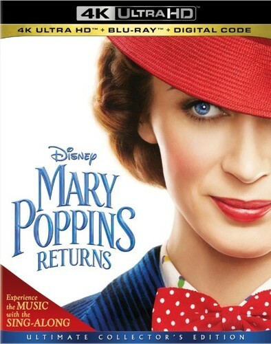 MARY POPPINS RETURNS [Blu-ray] Emily Blunt, Lin-Manuel Miranda, Ben Whishaw, Em