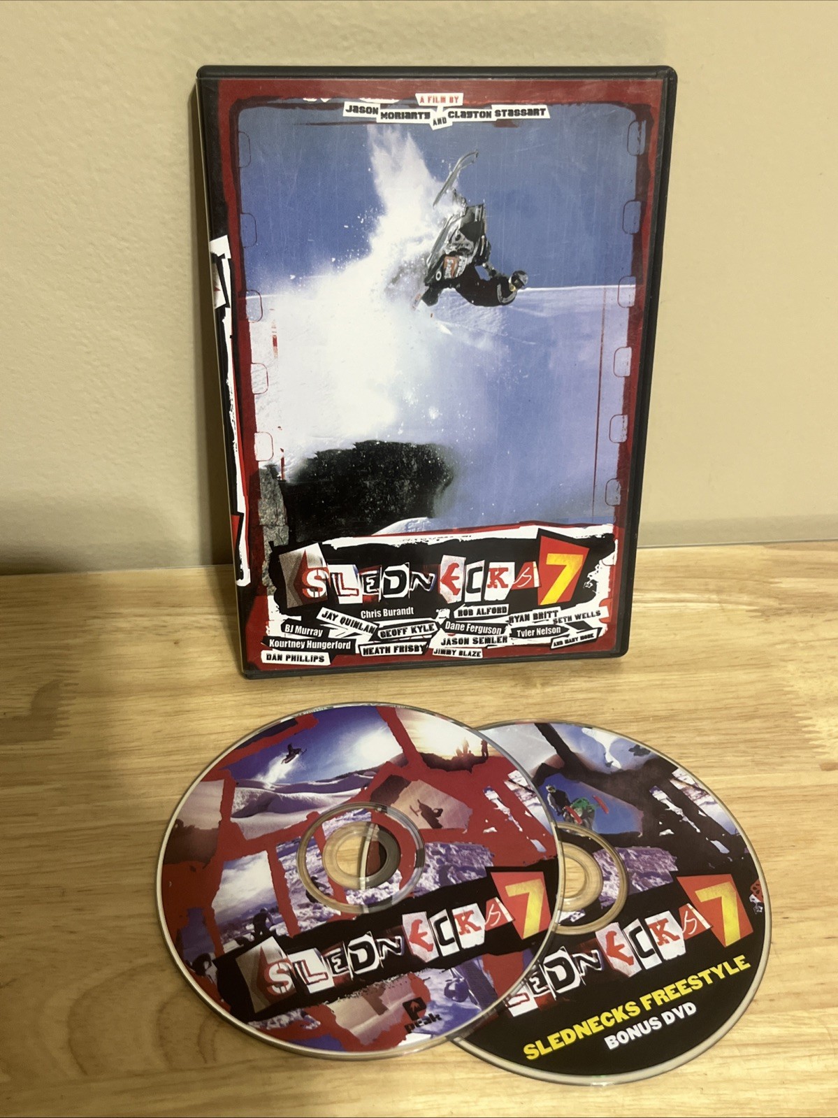 Slednecks 7 DVD Peak Productions Snowmobile Snowsled Video 90min RARE