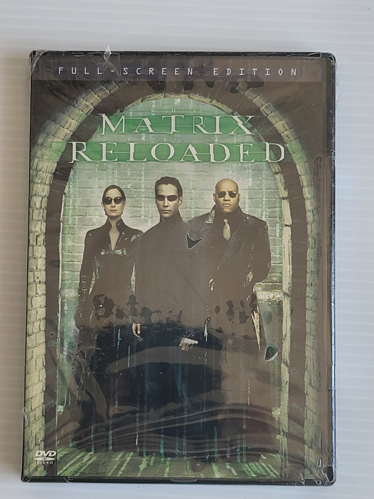The Matrix Reloaded DVD Full Screen Keanu Reeves Laurence Fishburne Sci-Fi Film