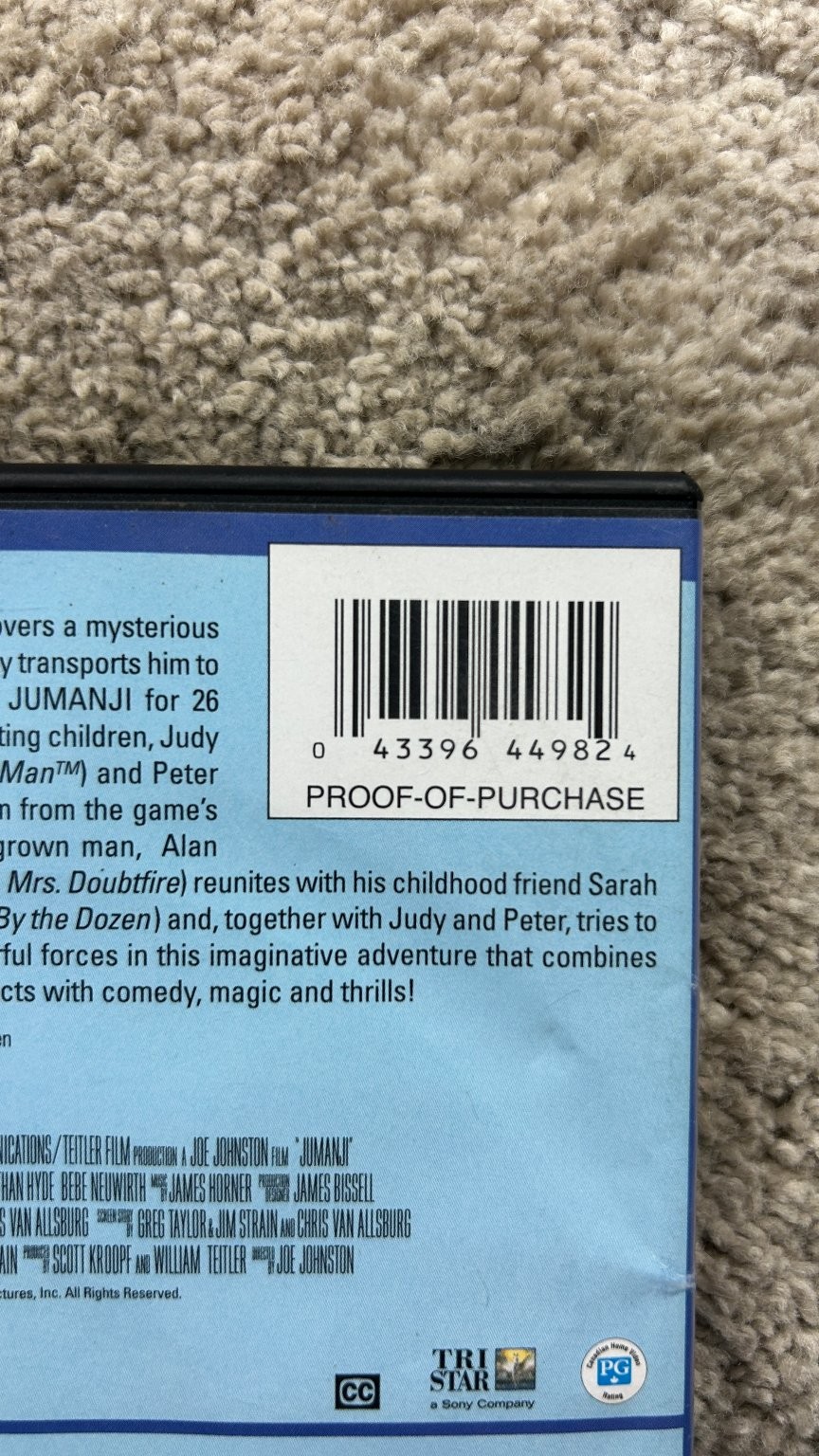 Jumanji / RV Double Feature DVD 2014 Robin Williams Joe Johnston