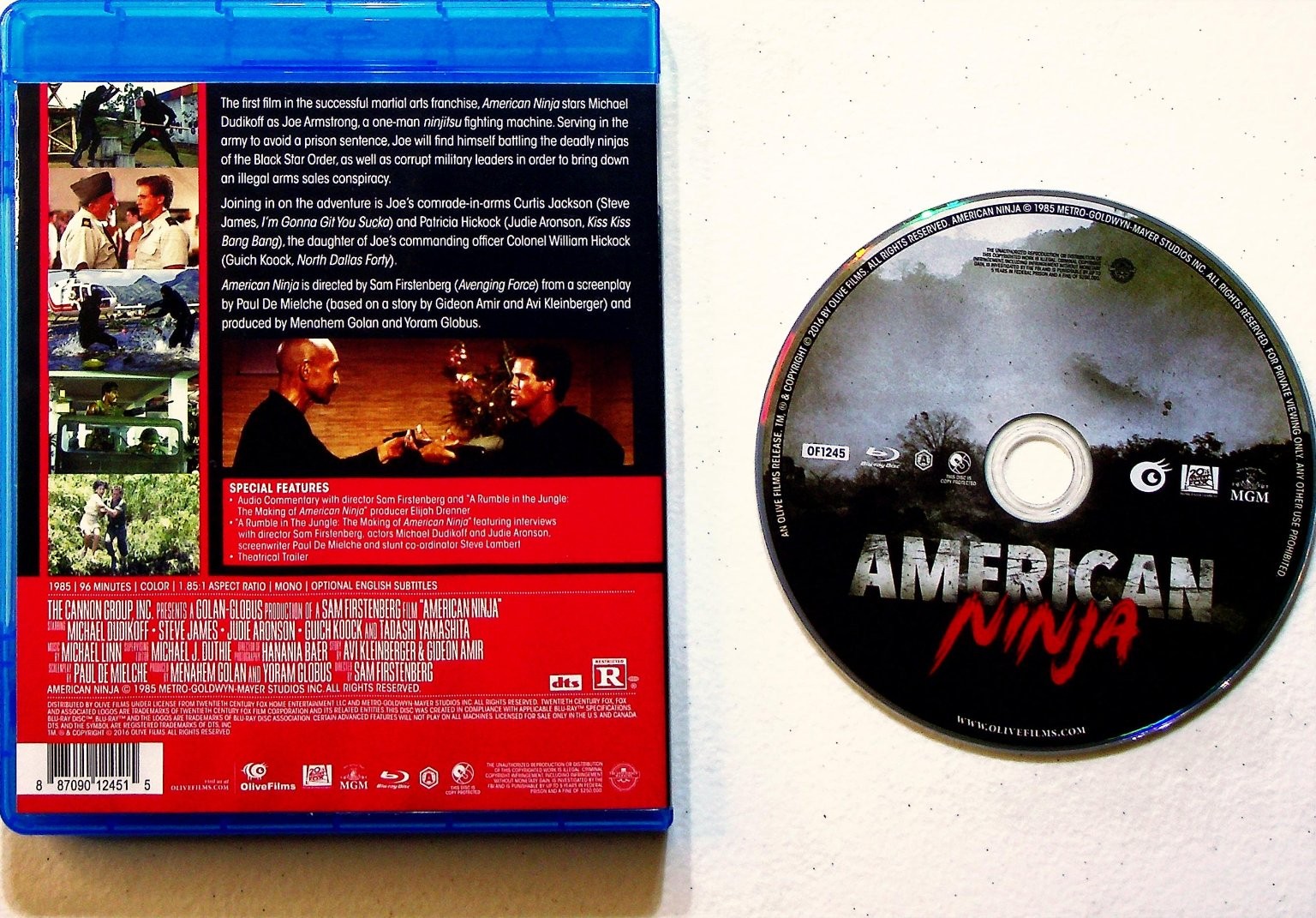 American Ninja Blu-ray 2014 Michael Dudikoff Steve James Sam Firstenberg