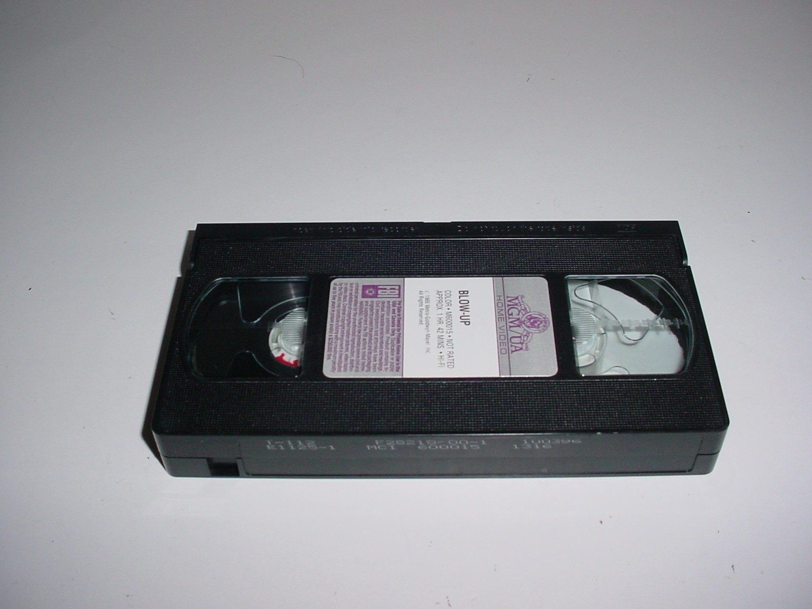Blowup VHS Vanessa Redgrave Michelangelo Antonioni’s