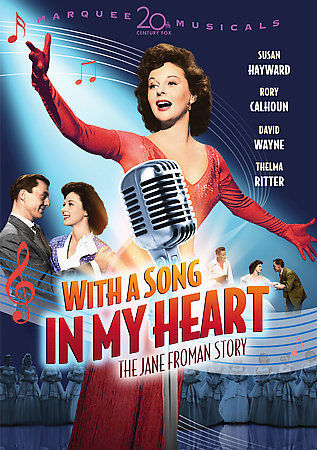 With a Song in My Heart (DVD, 2007) New Sealed Susan Hayward Musical Flick