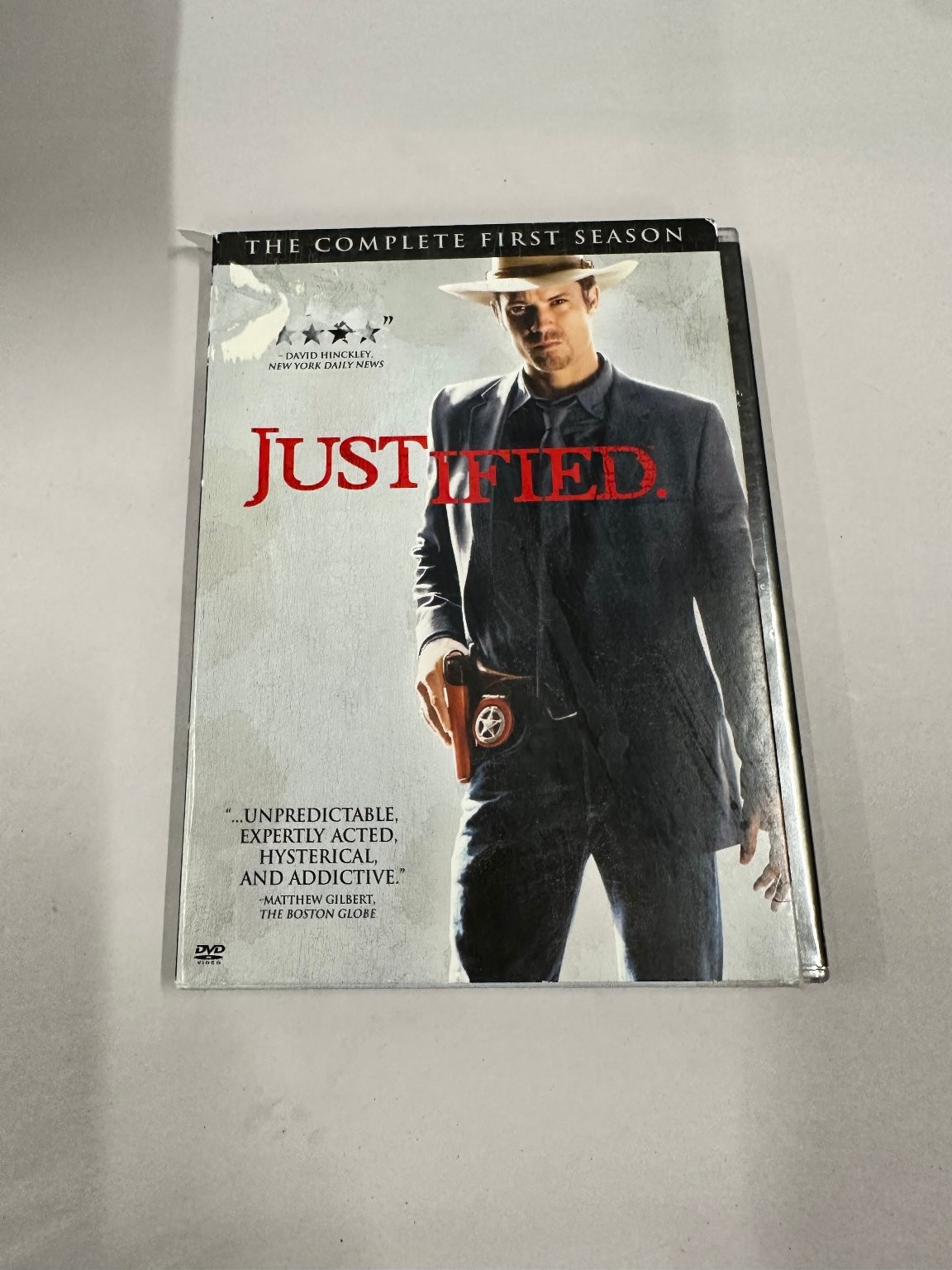 Justified The Complete First Season DVD 2010 Timothy Olyphant Elmore Leonard
