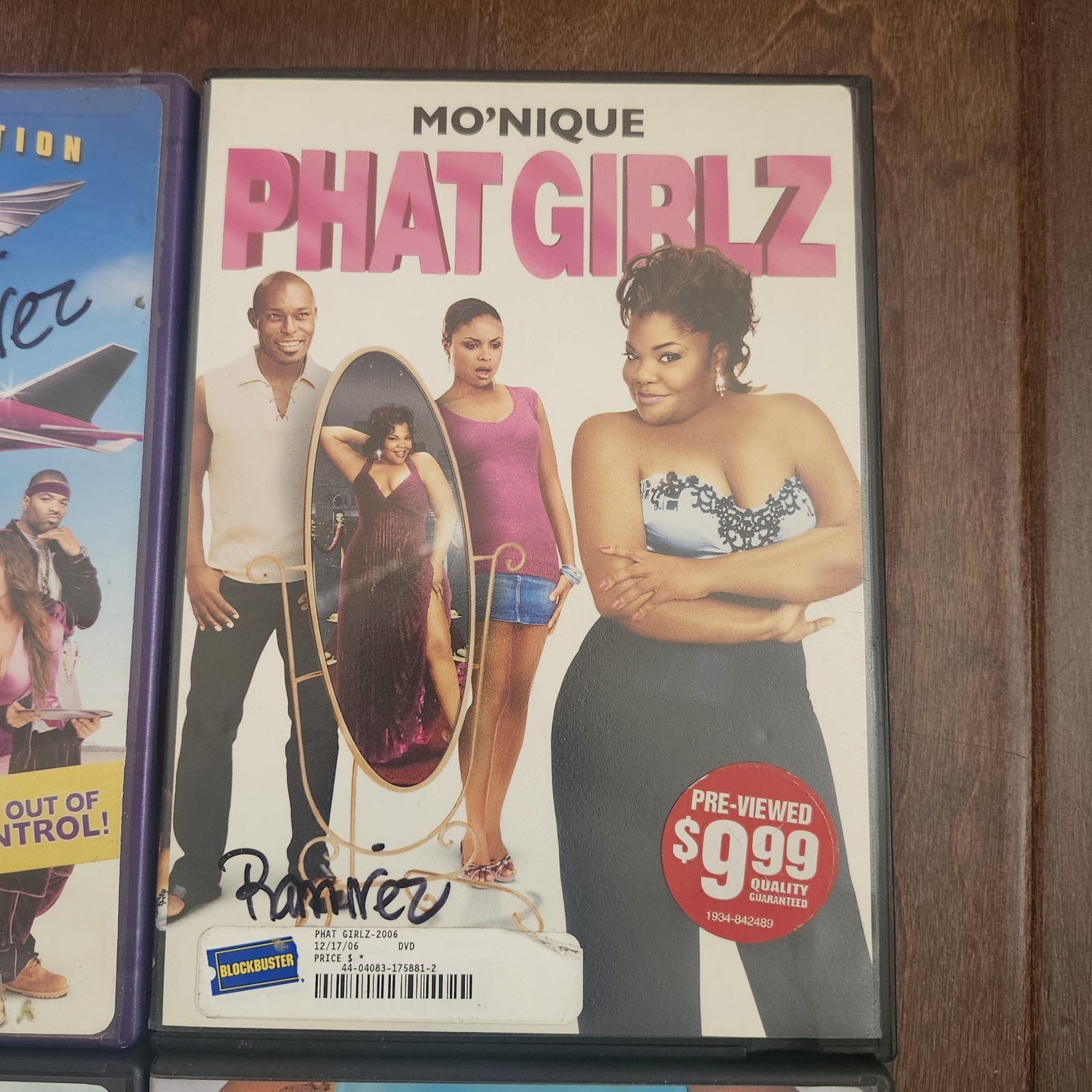 Comedy DVD Lot Of 4 Soul Plane, Phat Girlz, Dirty Laundry, Booty Call – READ