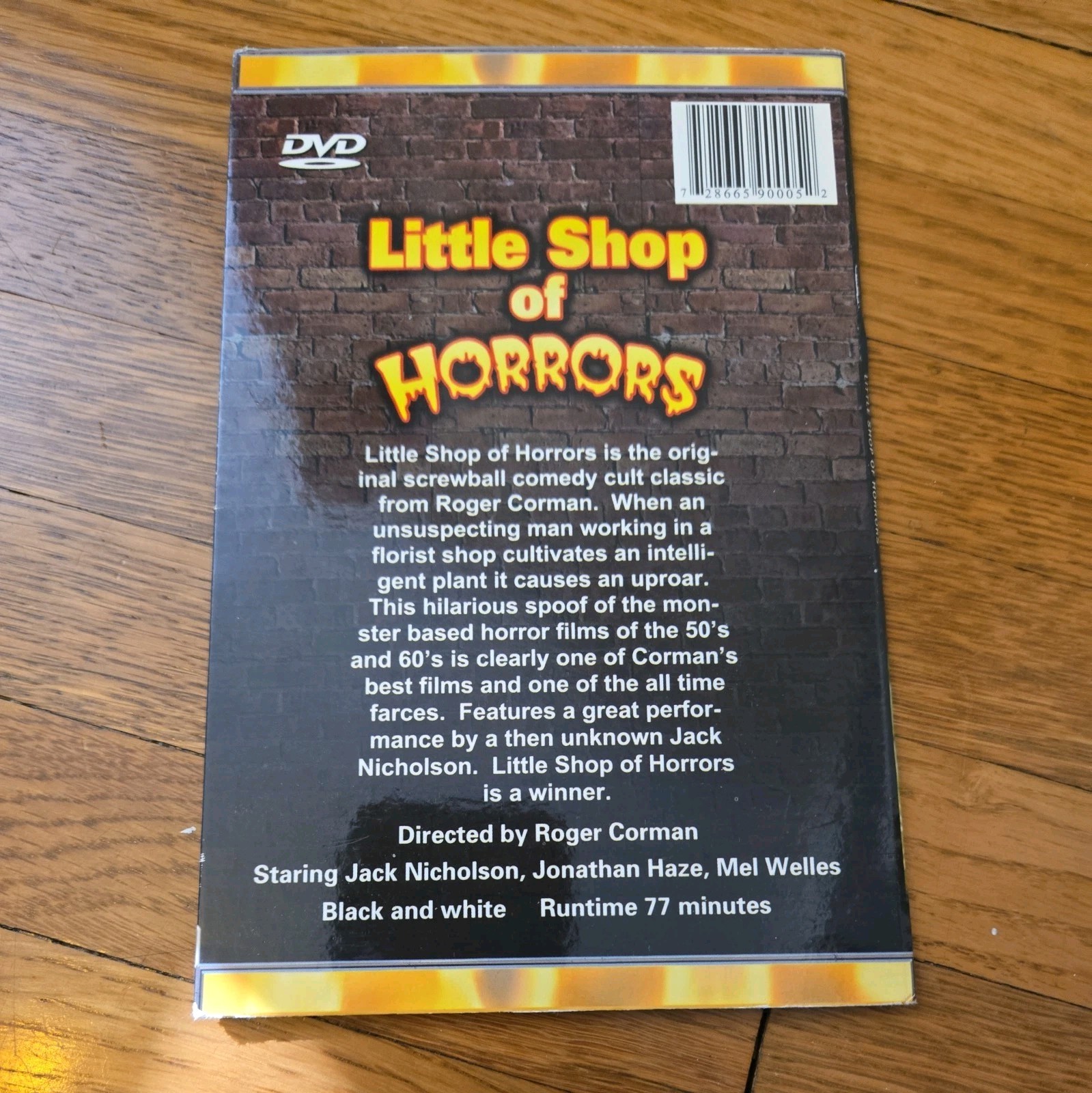 New Little Shop Of Horrors DVD Remastered Treasure Box 77min B&W 201112