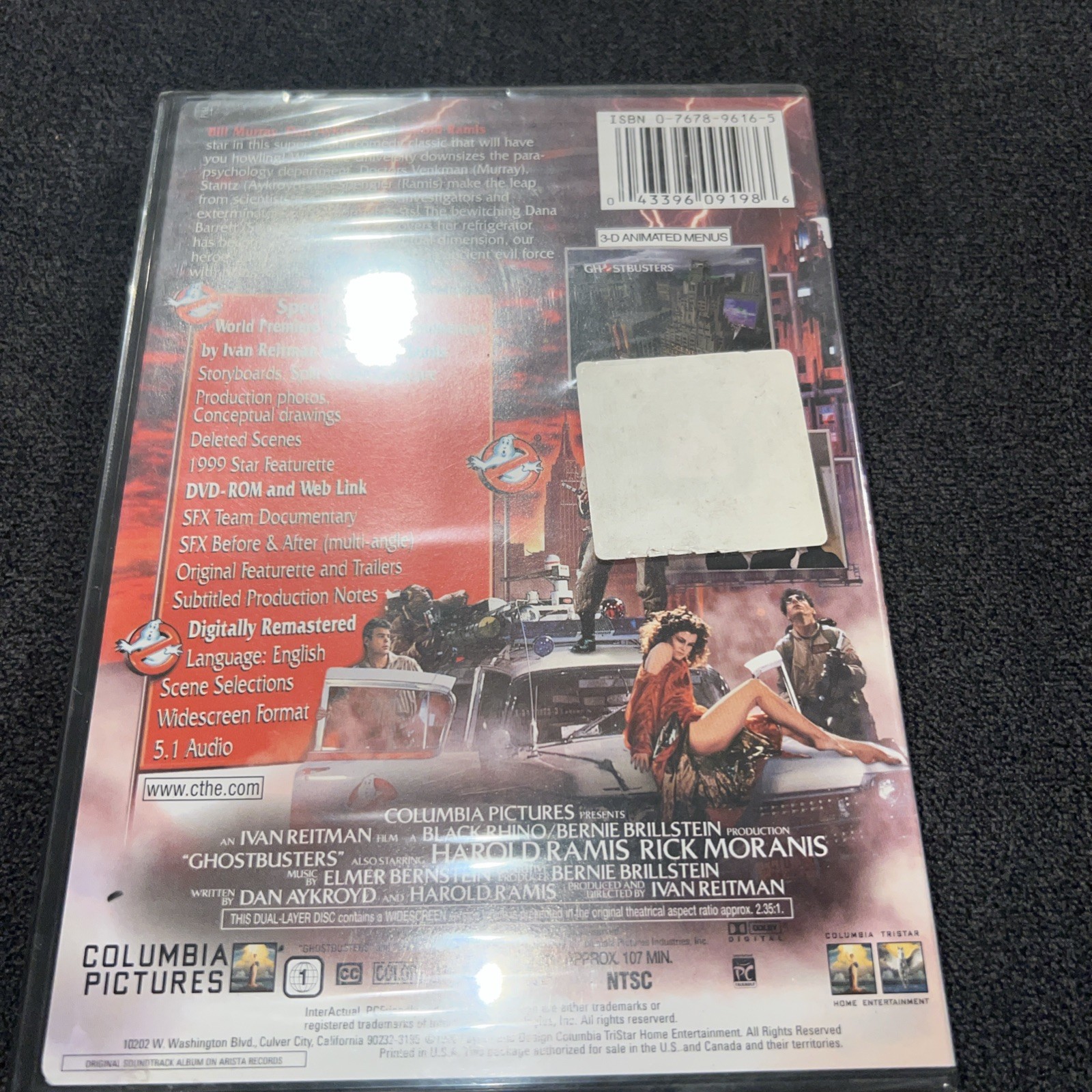 Ghostbusters Collectible Series DVD – New Sealed