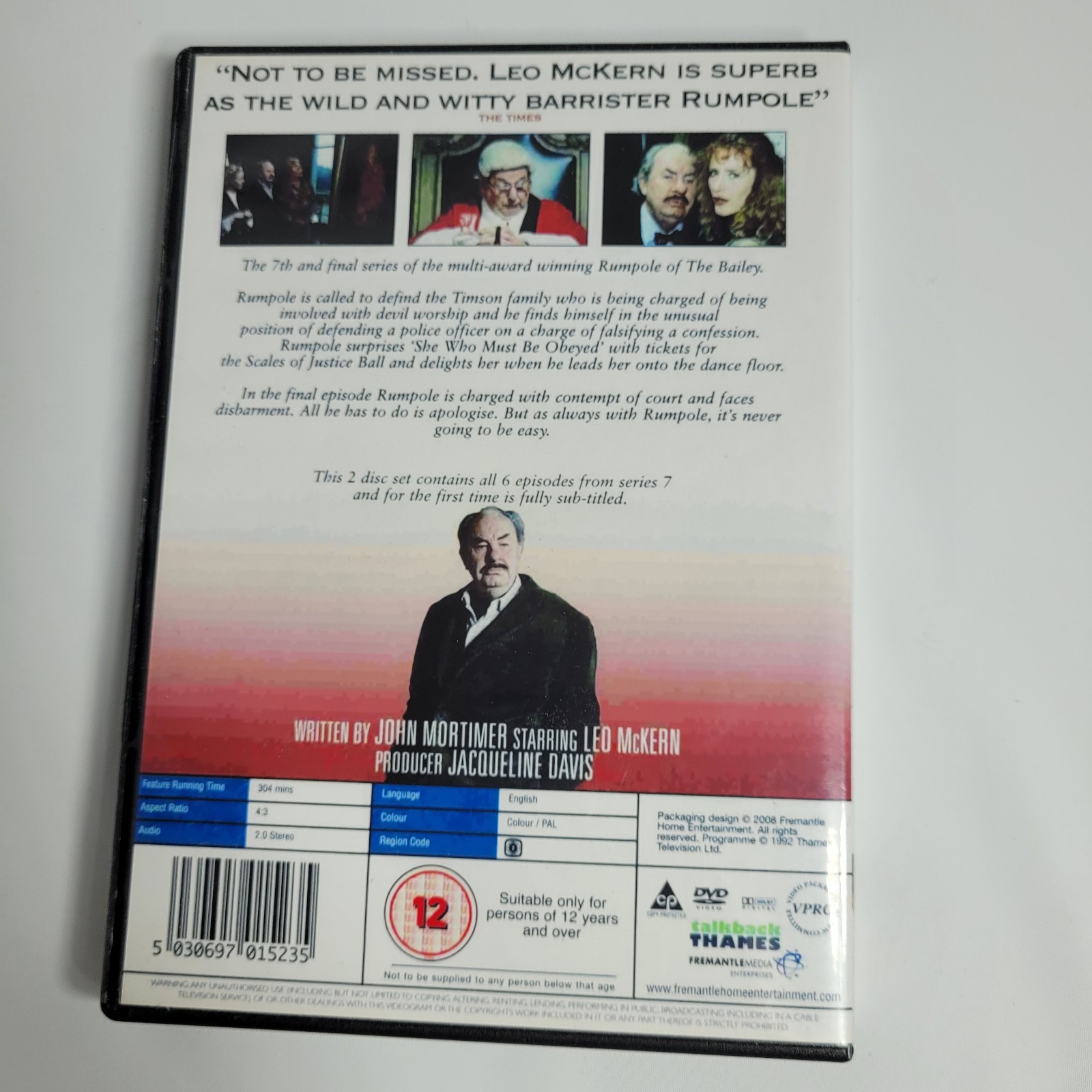 Rumpole of the Bailey, British Legal Drama, Complete DVD Set, 14 Discs, Vol. 1-7