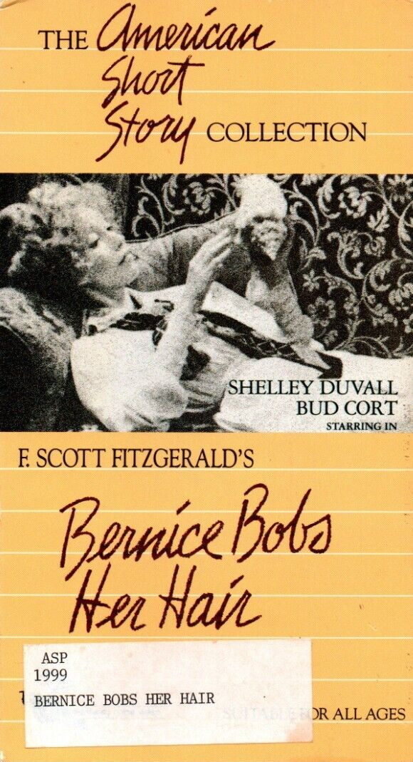 BERNICE BOBS HER HAIR VHS F Scott Fitzgerald Shelly Duvall Bud Cort Video Tape