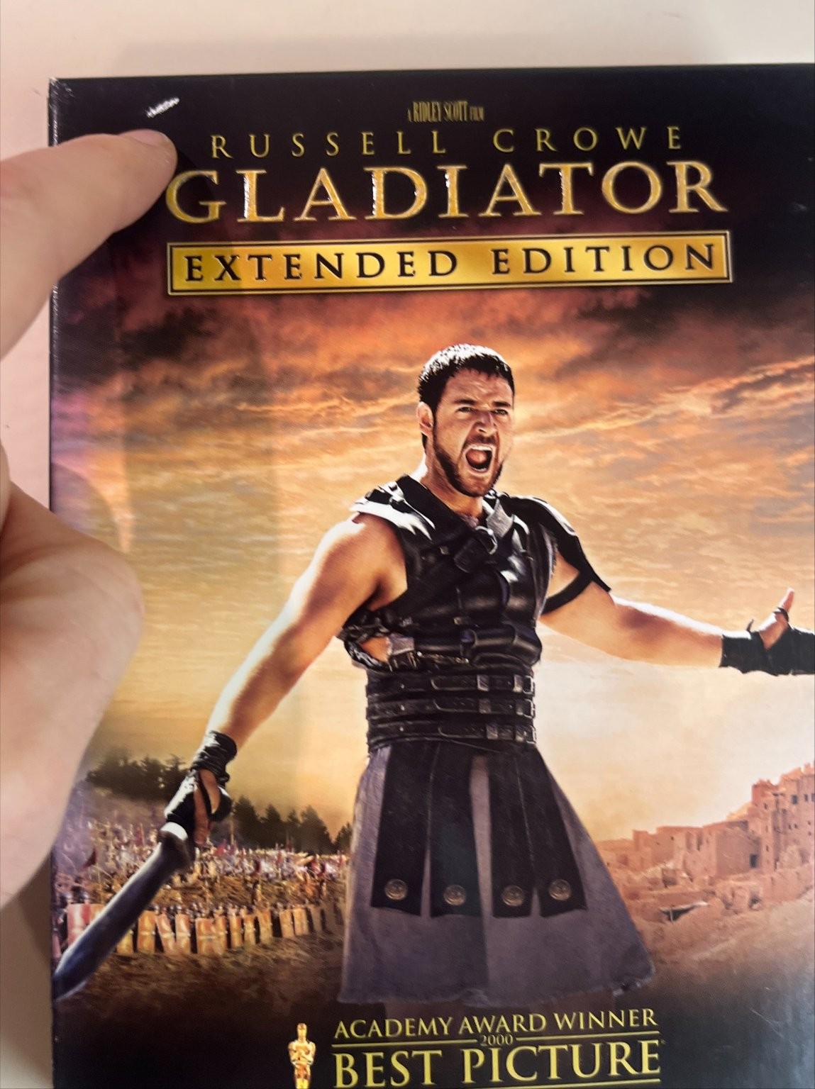 Gladiator Extended Edition DVD, 2005 Original Epic, 3-Discs, Booklet, Bonus