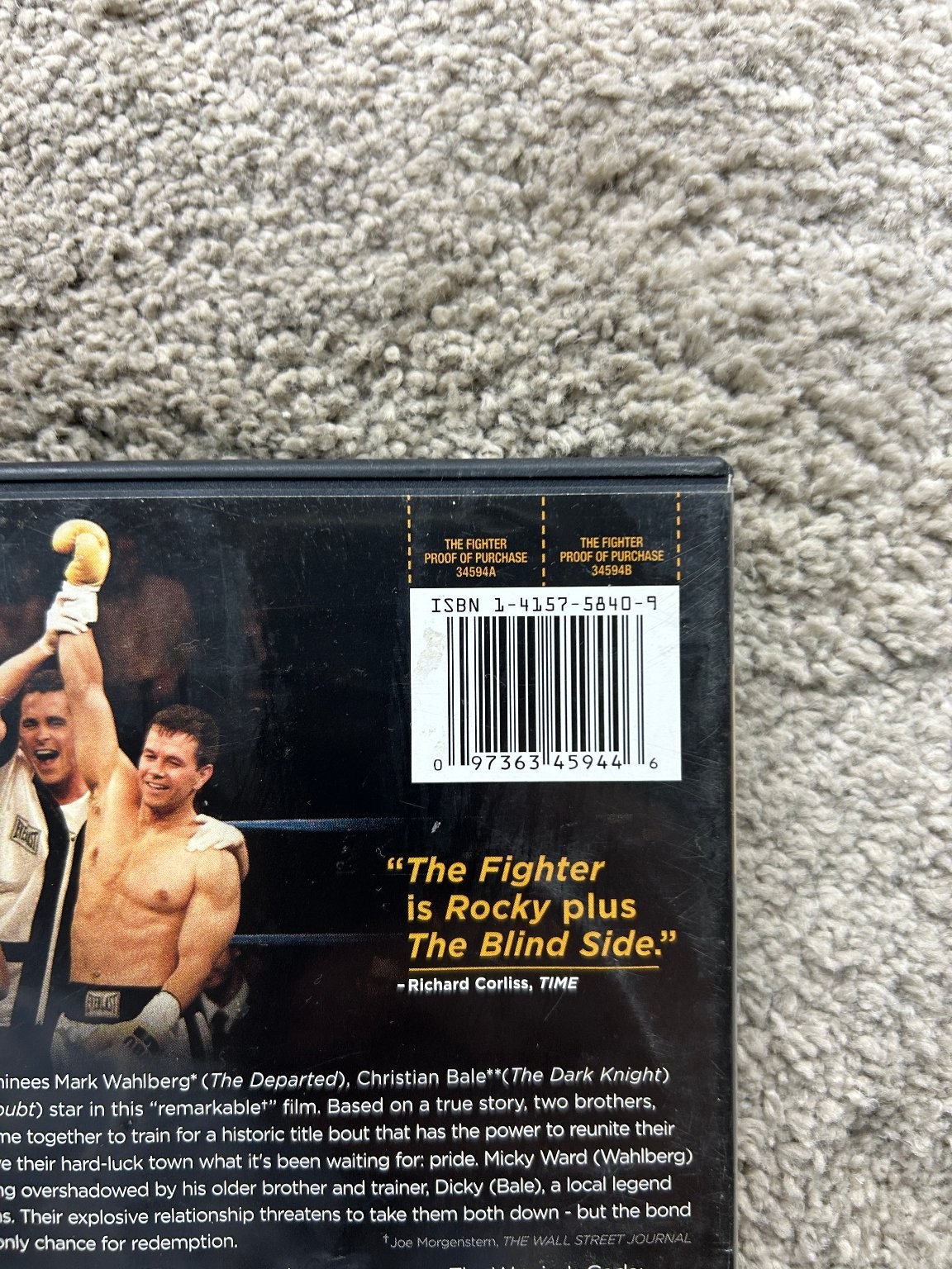 The Fighter DVD 2010 Widescreen Mark Wahlberg Christian Bale David O. Russell