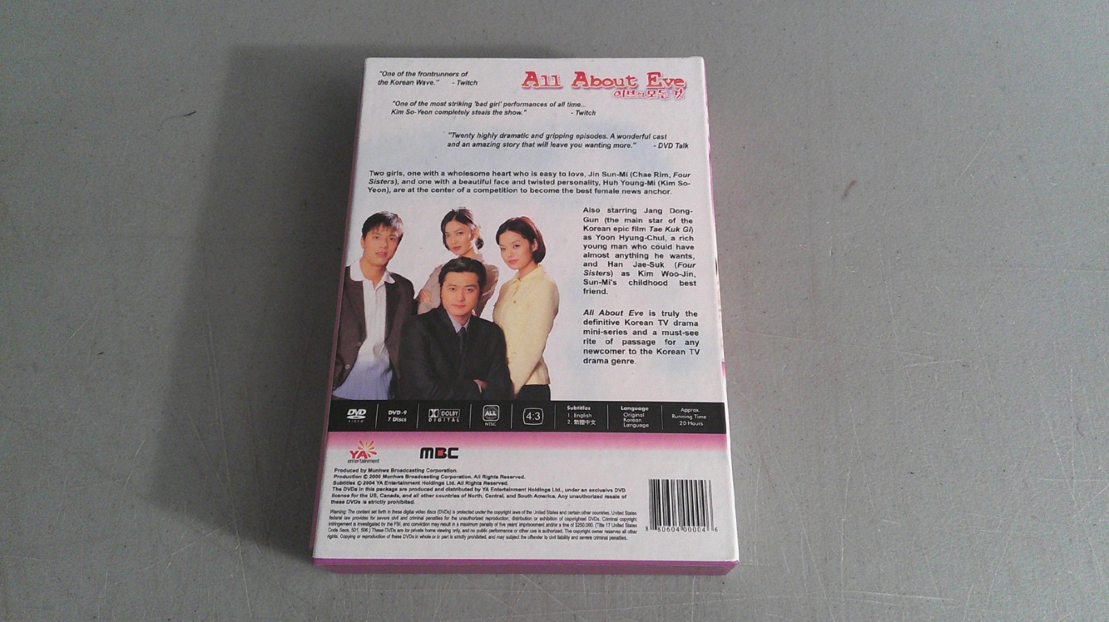 All About Eve Korean Drama TV Series 7 DVD Set Chinese & English Subs