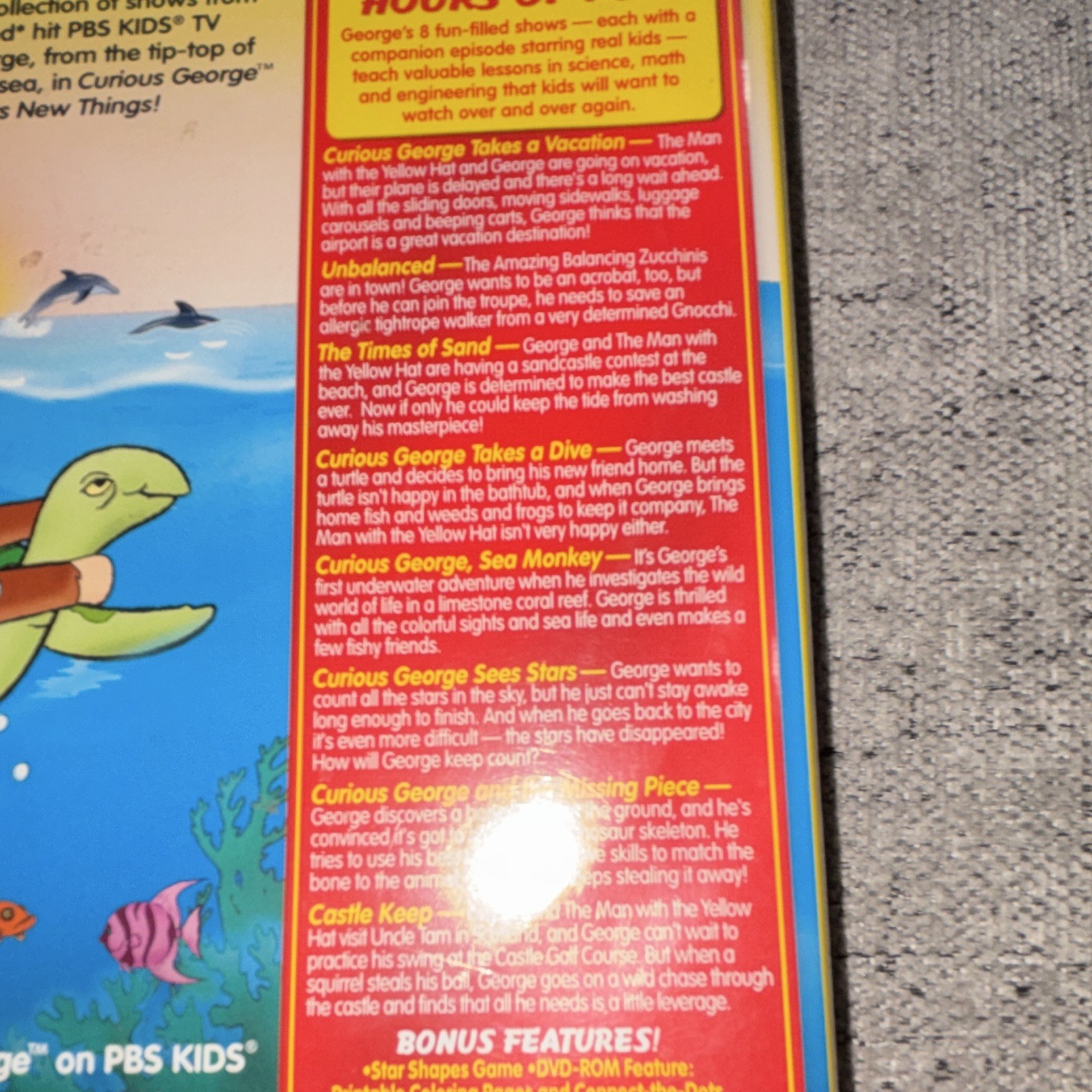 Universal Studios Curious George Takes a Vacation DVD Full Screen NR 127min