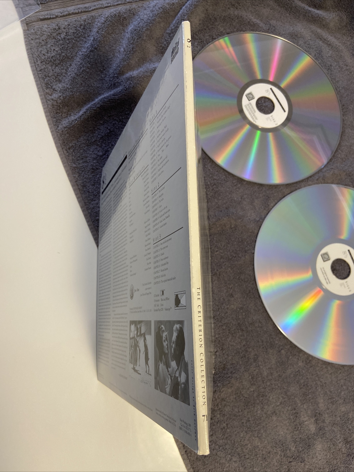 8 1/2 Italian Fellini Film 1962 B & W 138 Min. Laser Disc Widesc. Eng. Subtitles