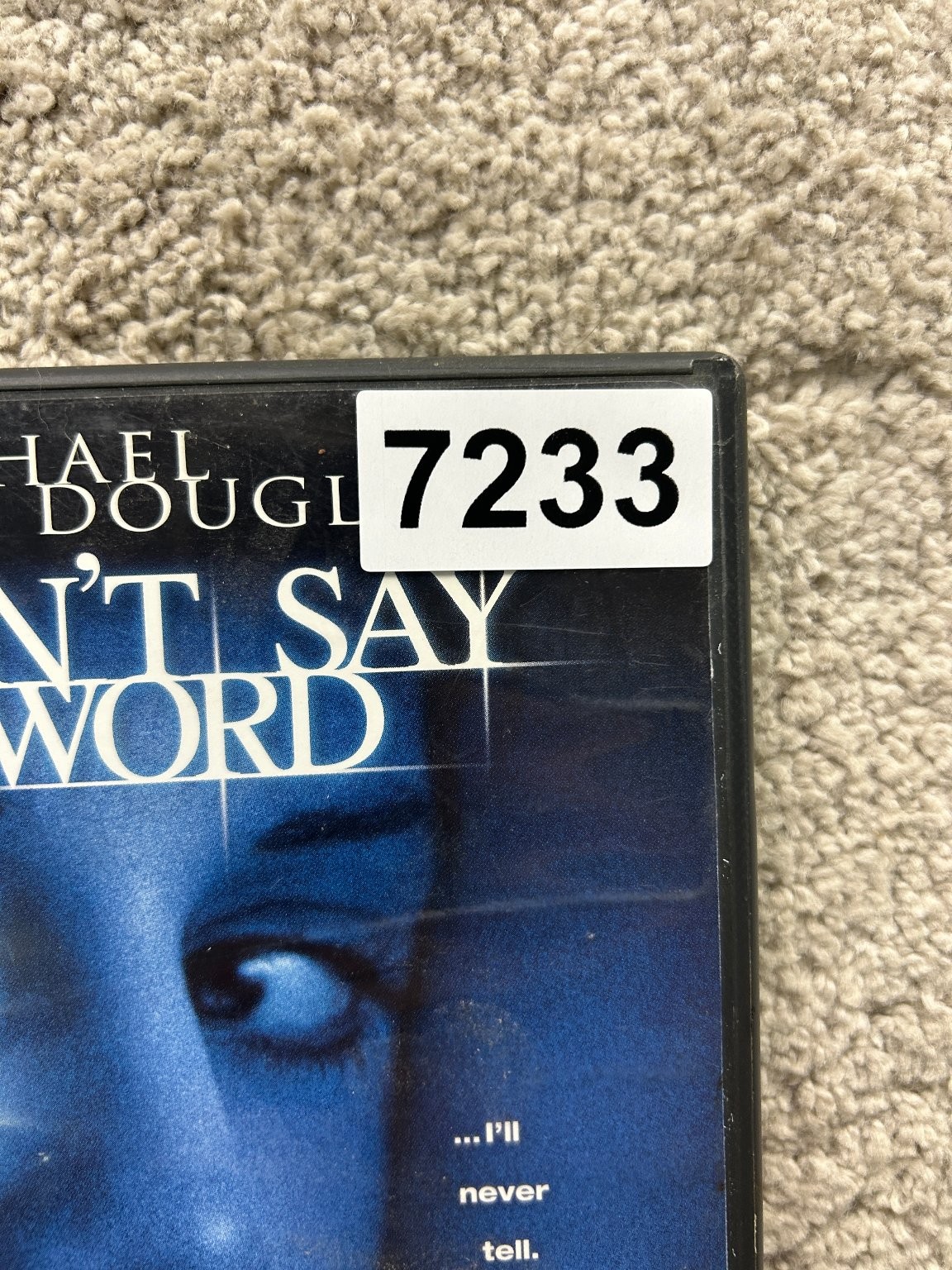 Don’t Say a Word DVD 2001 Michael Douglas Gary Fleder Widescreen