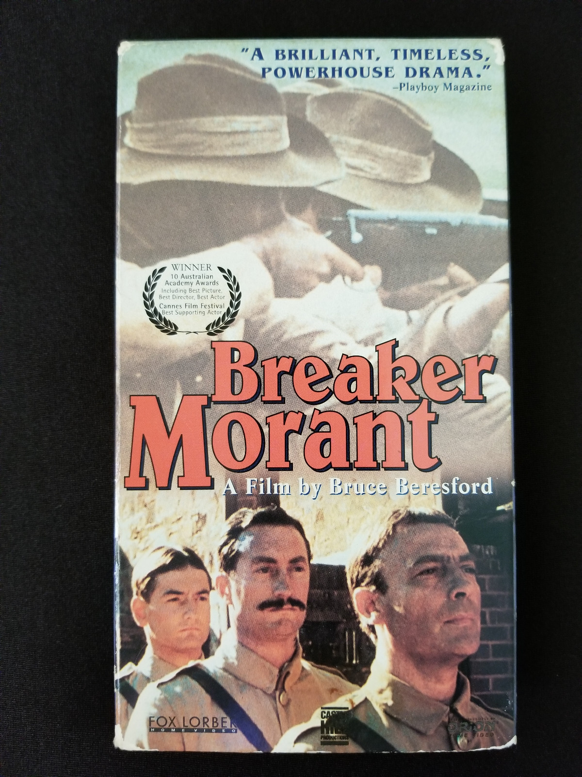 Breaker Morant VHS 1980 Fox Lorber 1996 Orion Bruce Beresford Australian