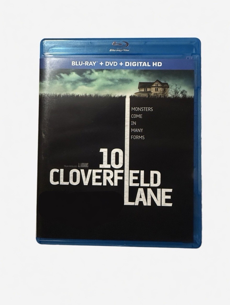 10 Cloverfield Lane Blu-Ray DVD Combo J.J. Abrams Psychological Thriller Movie