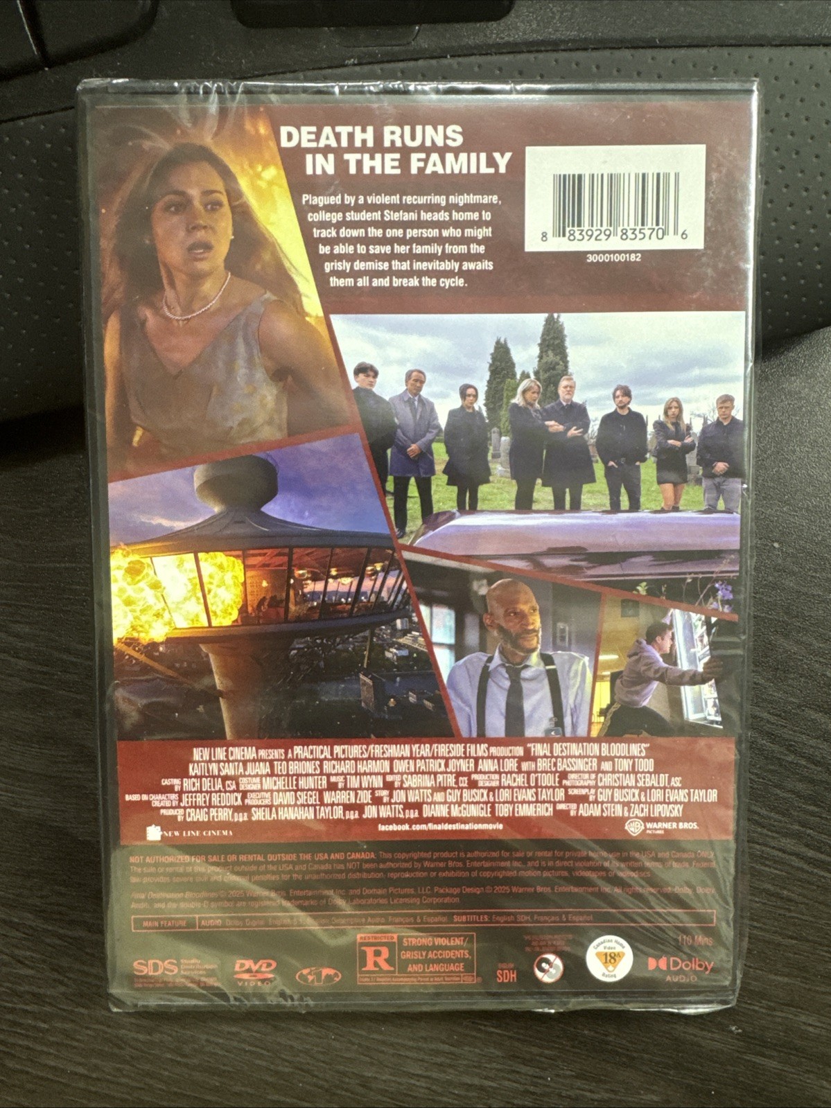 Final Destination Bloodlines DVD NEW