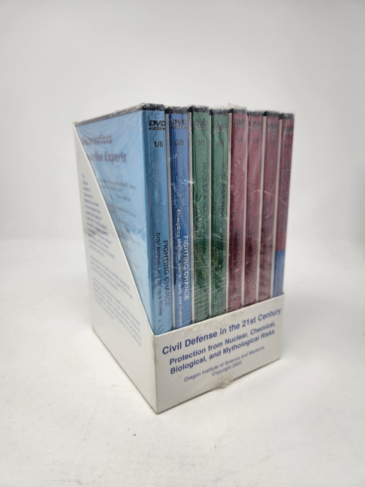 Civil Defense in the 21st Century 8 DVD Set New 2003 – Nuclear, Defense, Shelter
