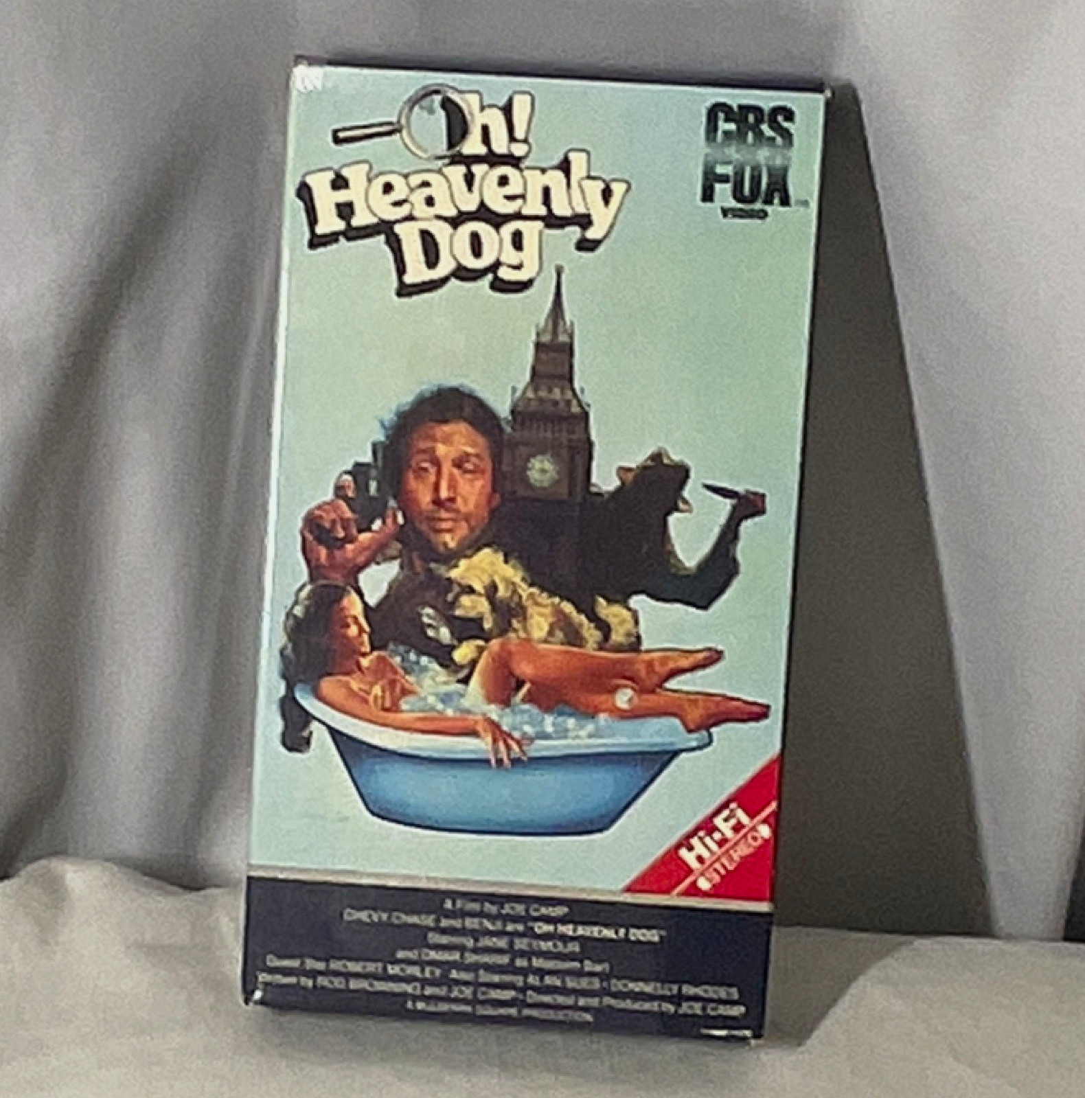 CBS/Fox Video Oh! Heavenly Dog VHS (1980) PG NTSC Hi-Fi Stereo CC Chevy Chase