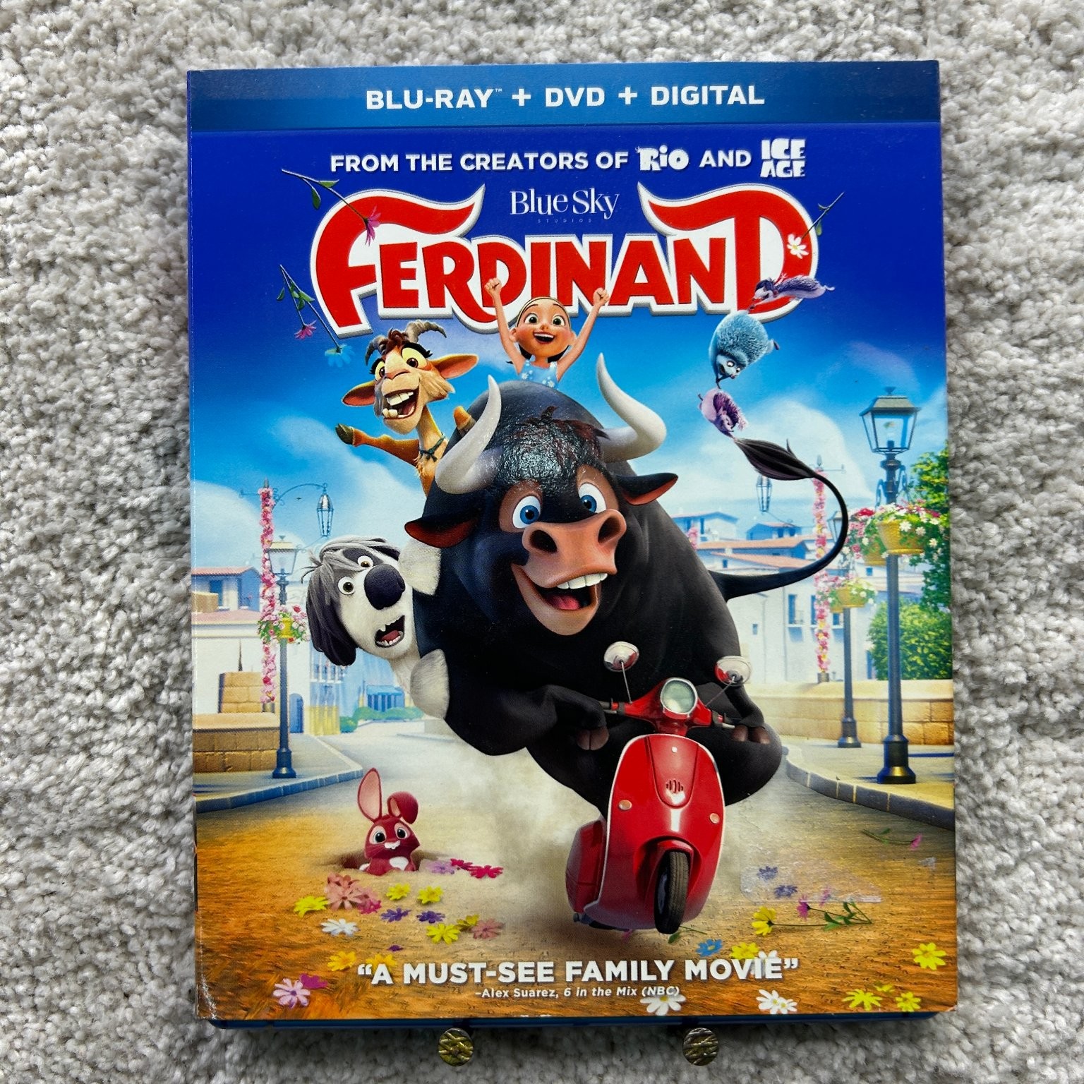 Ferdinand Blu-ray DVD Digital 2017 John Cena Blue Sky Studios PG Family