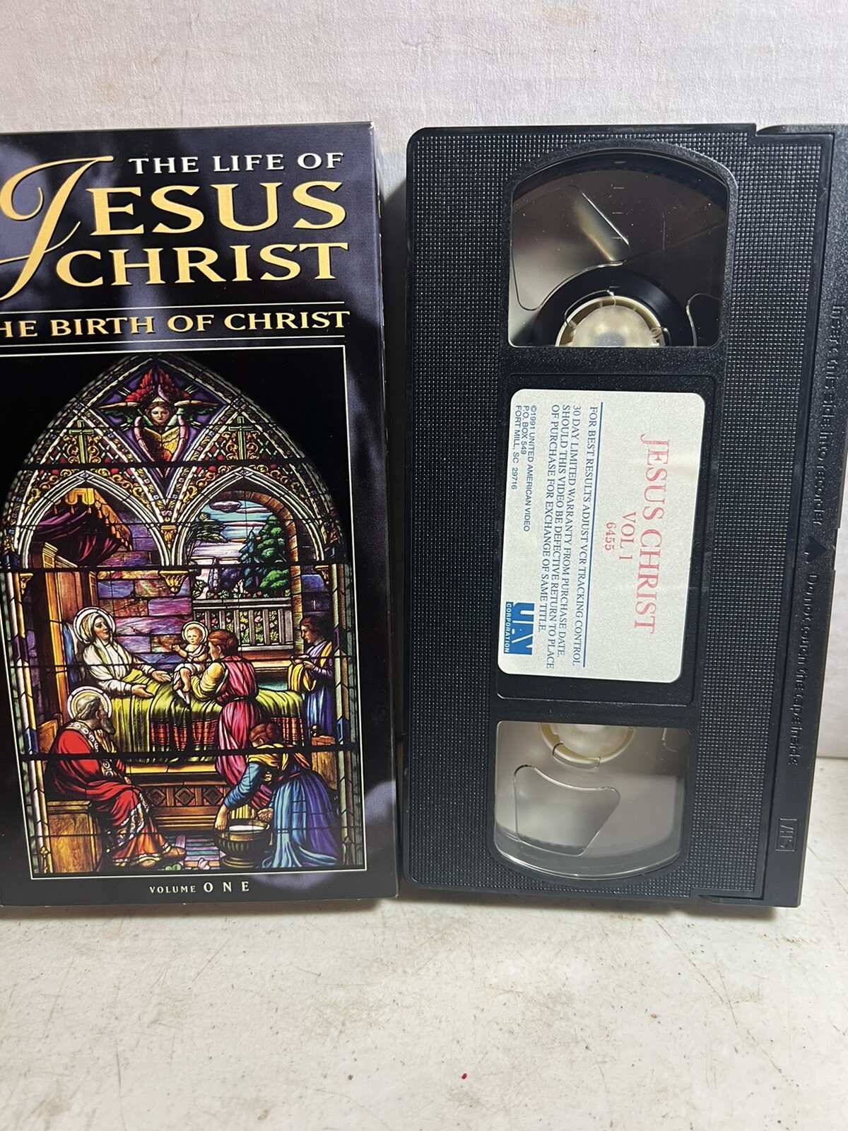 Life of Jesus Christ Vol. I-4 The Birth Healer Betrayal Jesus Has Risen 1995 VHS