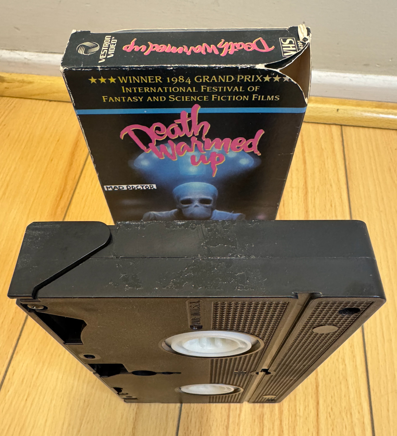 Death Warmed Up (VHS 1984) Vestron New Zealand 1980s slasher Human Experiment