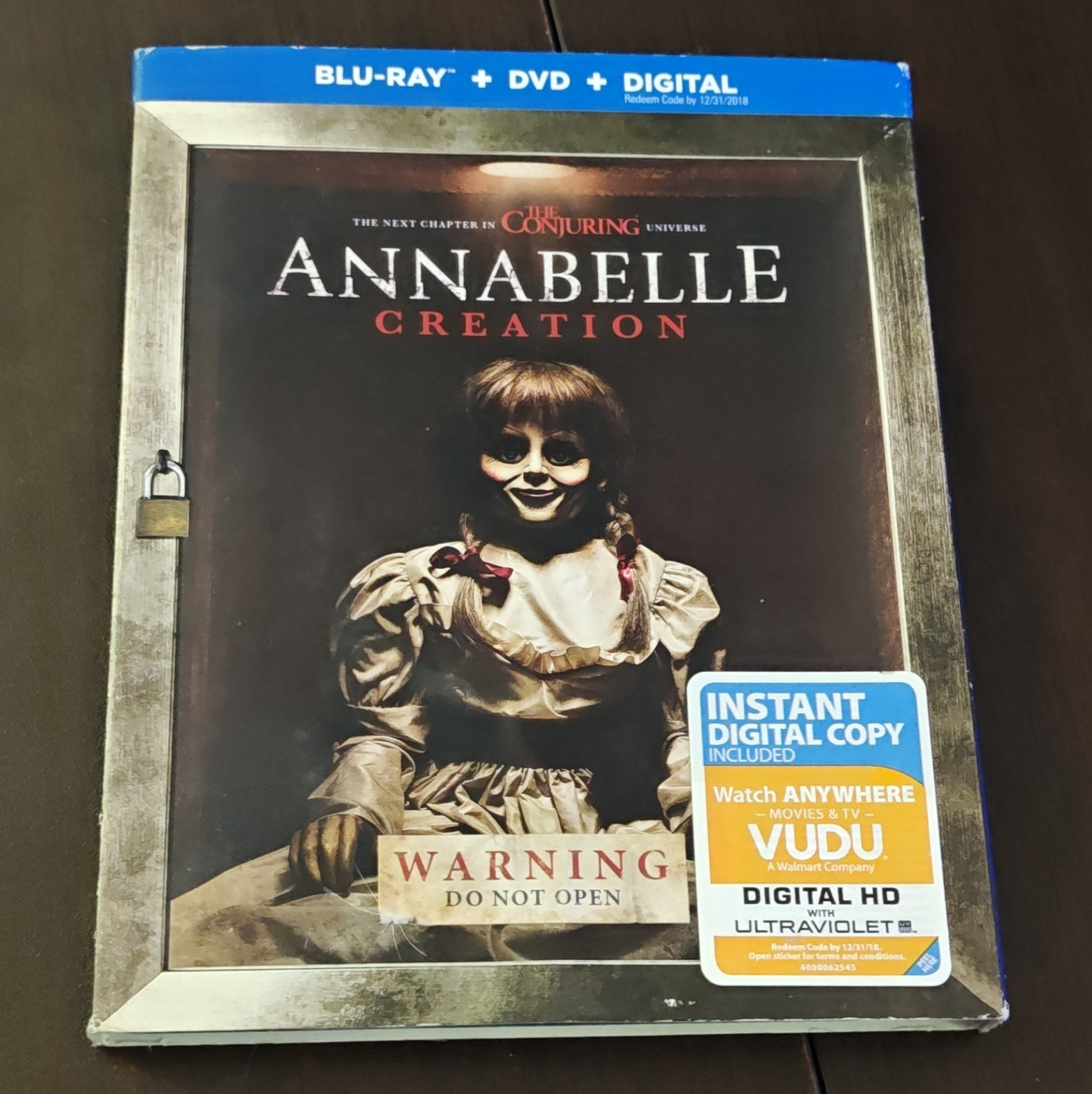 Warner Bros. Annabelle: Creation (2017) Blu-ray+DVD+Digital R 110m Bonus