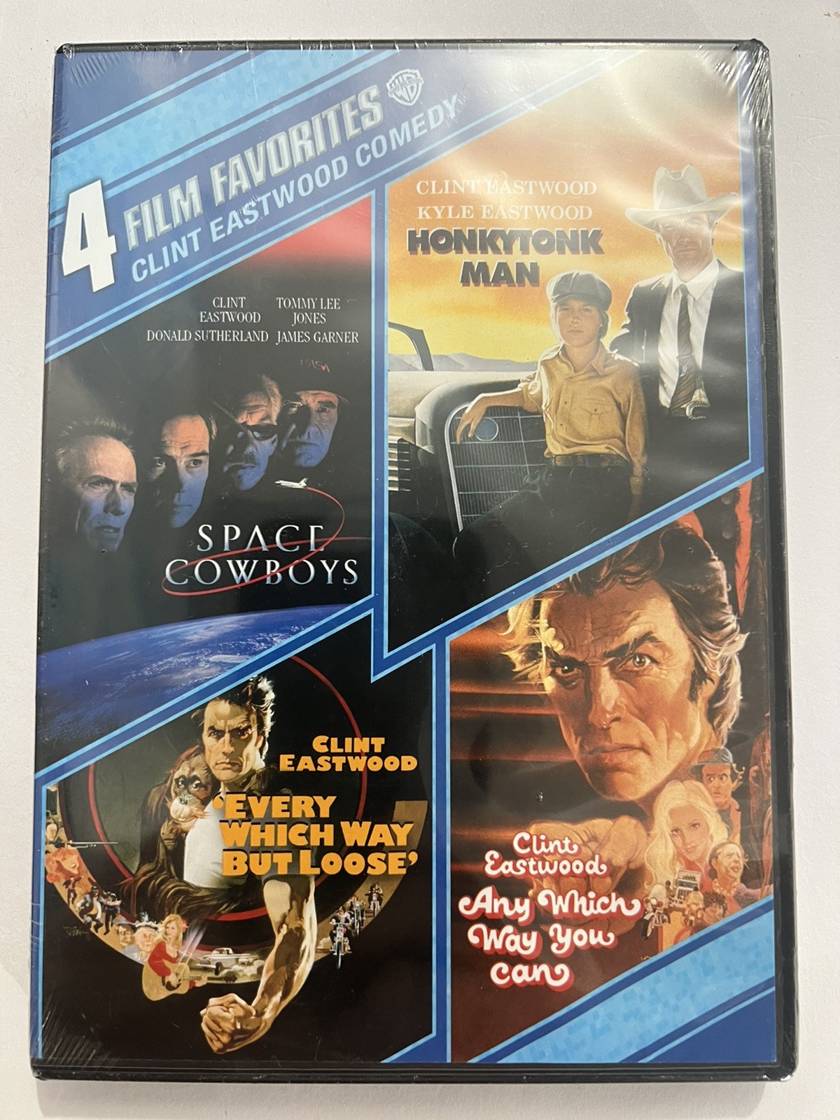 4 Film Favorites: Clint Eastwood Comedy (DVD) New -sealed