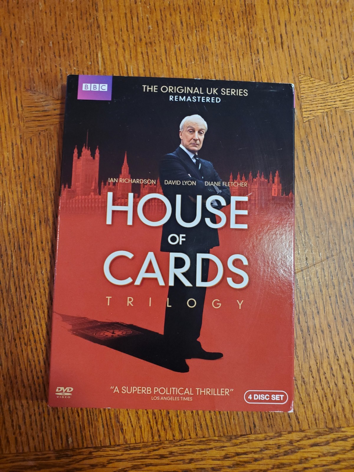 NEW -House of Cards Trilogy (BBC, Original UK Series) – Remastered – DVD 4-Disc