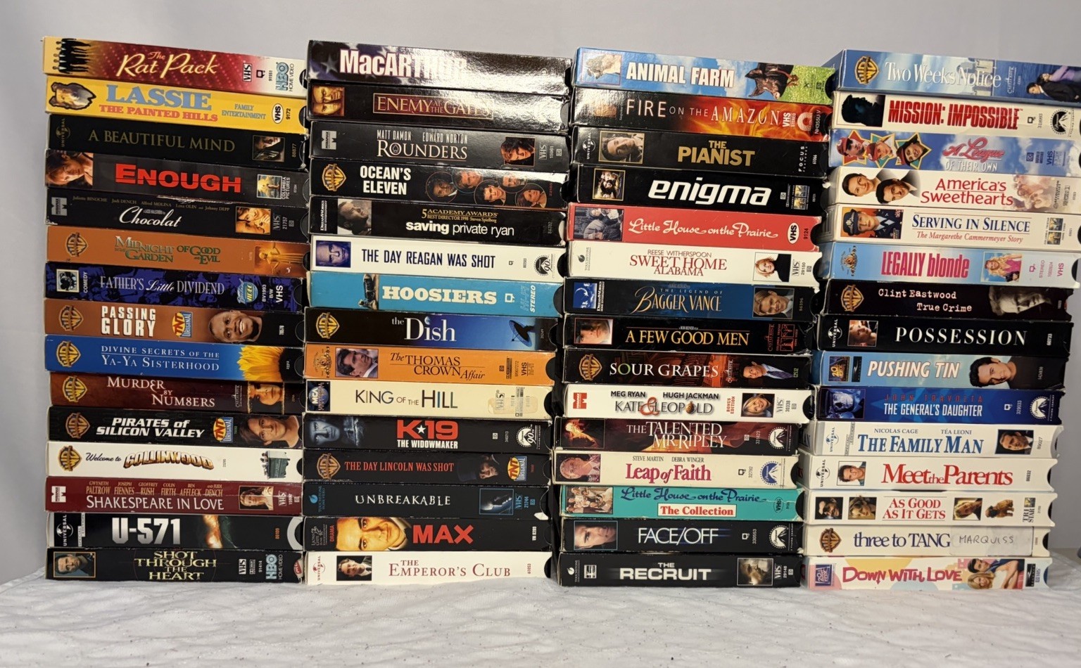 VHS Lot ALL GENRES – YOU PICK: Random Grab Bag or Choose Your Titles