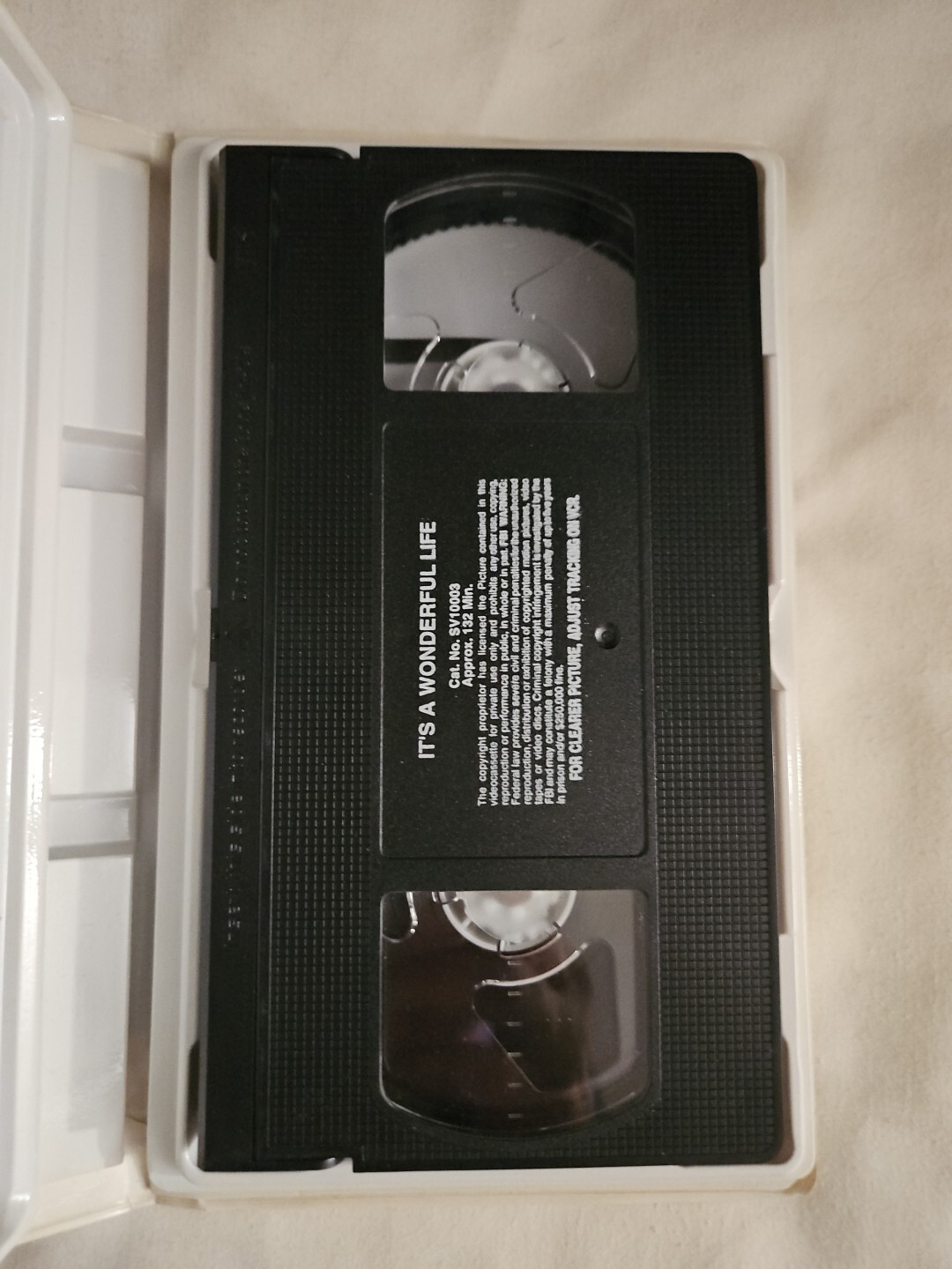 Its a Wonderful Life Movie VHS Tape Colorized Version. Classic!