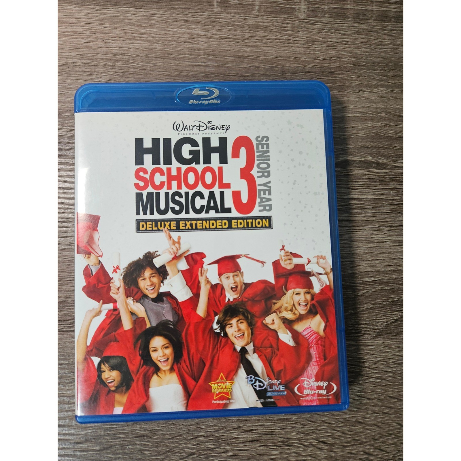 High School Musical 3 Senior Year Deluxe Extended Edition Blu-ray DVD 3-Disc Set