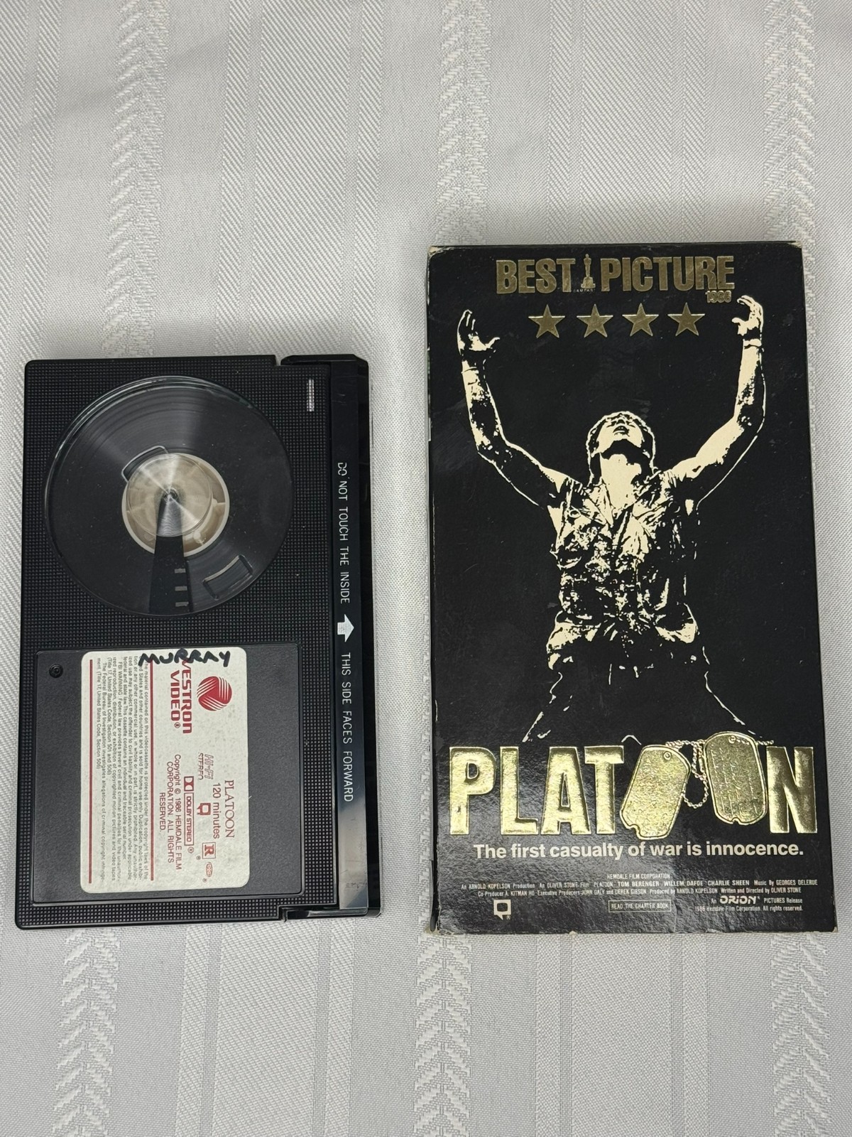BETAMAX BETA Platoon tape. Tested