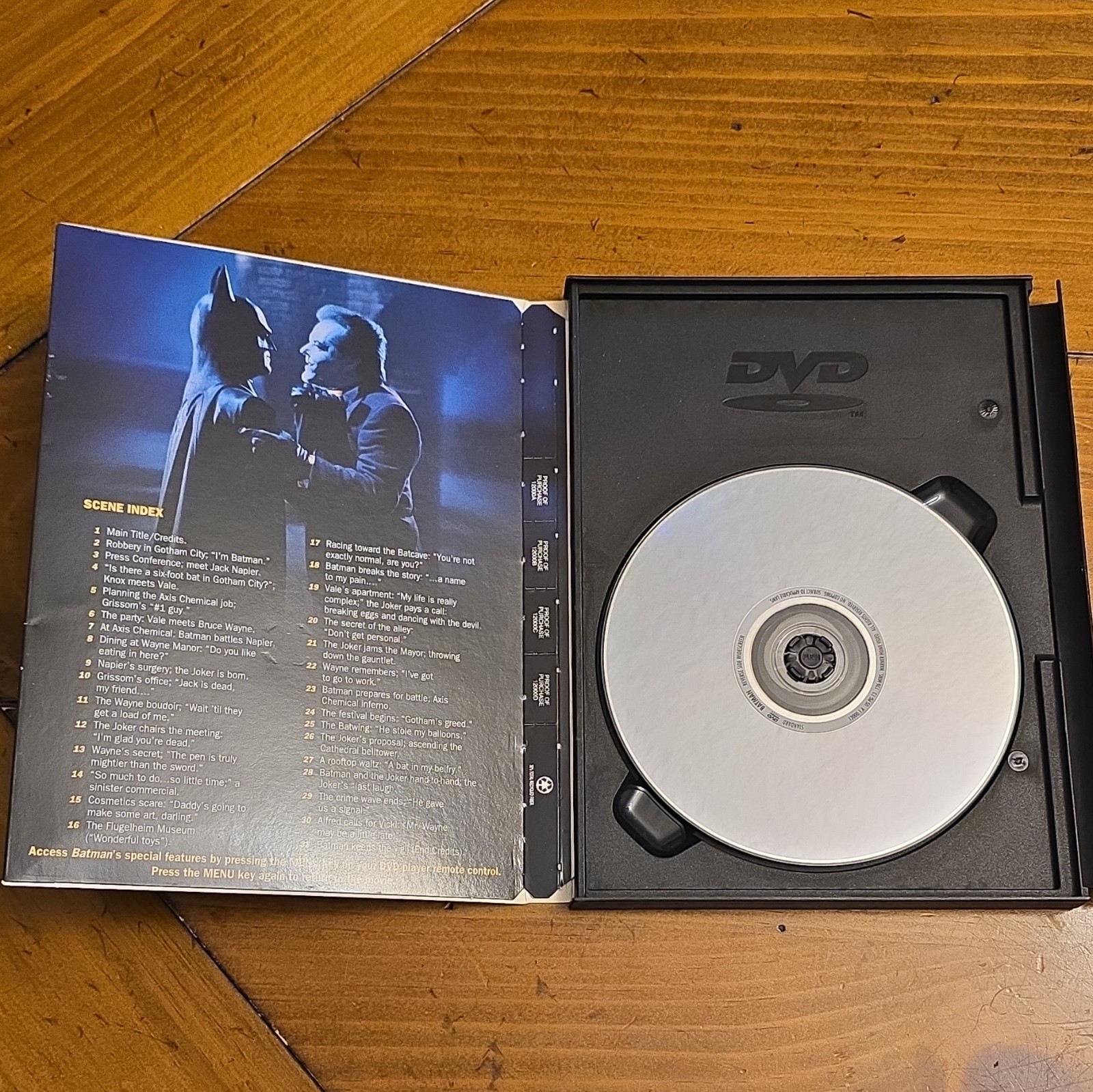 Warner Home Video Batman DVD Widescreen PG-13 1989 Burton Keaton Nicholson