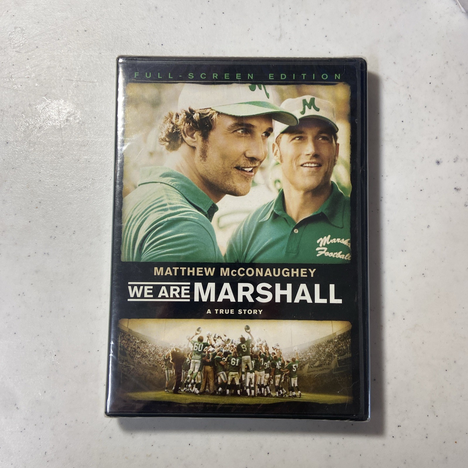 We Are Marshall: DVD FullScreen Matthew McConaughey Brand New Factory Sealed