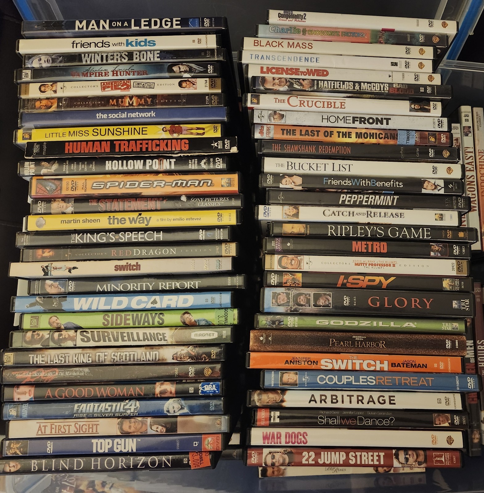 Lot of 7 Misc DVDs- Comedy, Drama, Action- All Good Titles