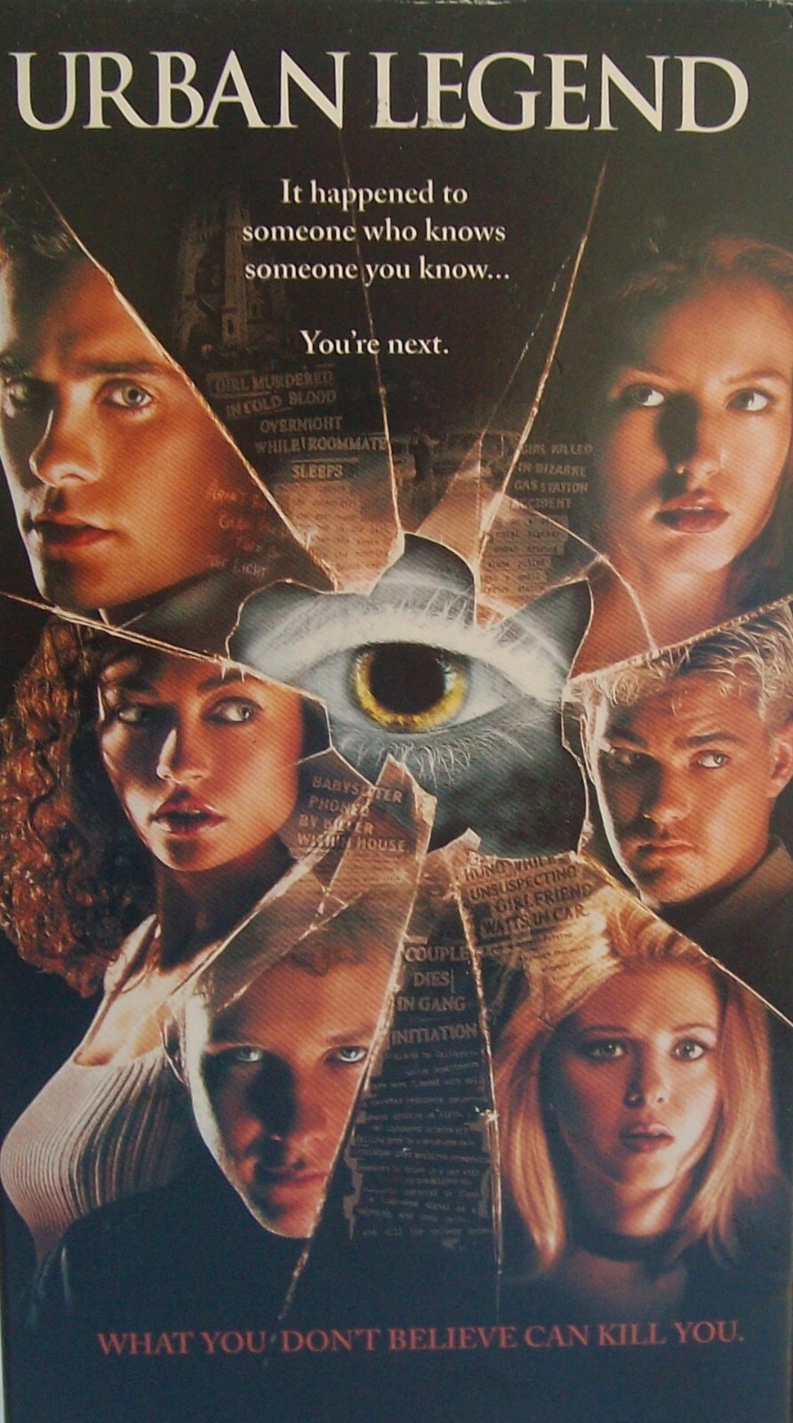 Urban Legend: Unbelief Can Kill (Vintage, VHS, 1999, VG) Jared Leto/Alicia Witt