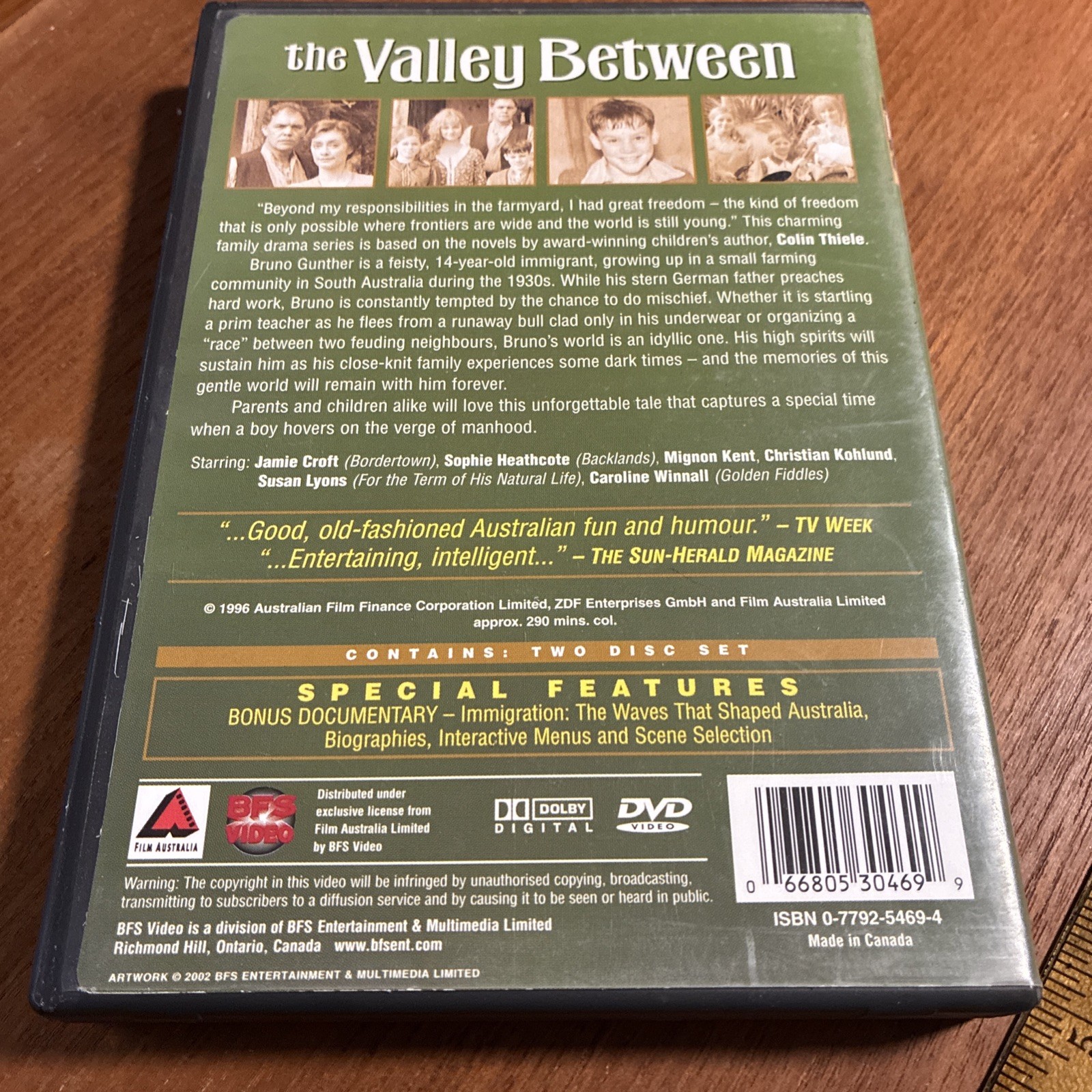 The Valley Between (DVD, 2003, 2-Disc Set)