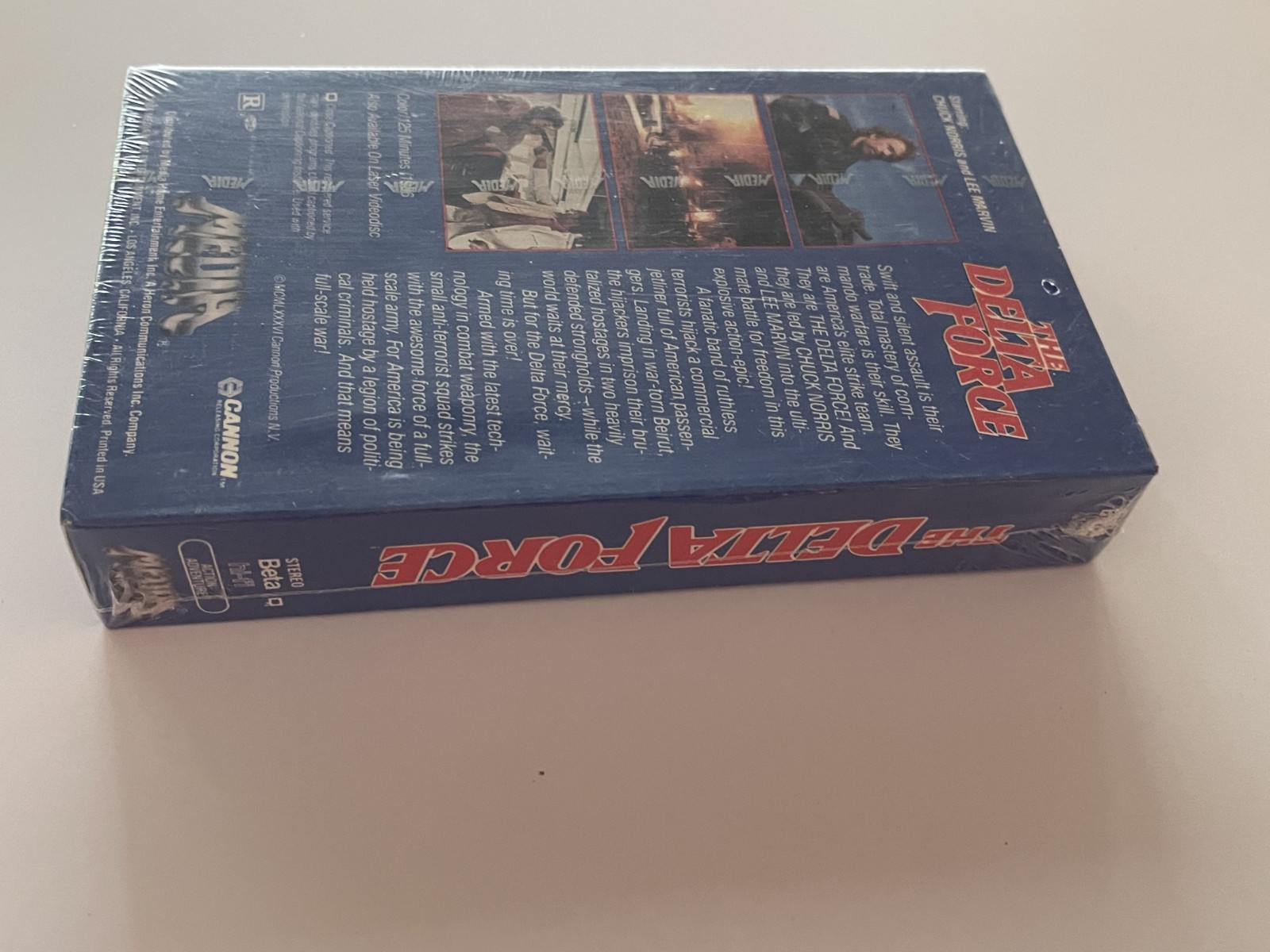 THE DELTA FORCE BETAMAX TAPE NOT VHS CHUCK NORRIS