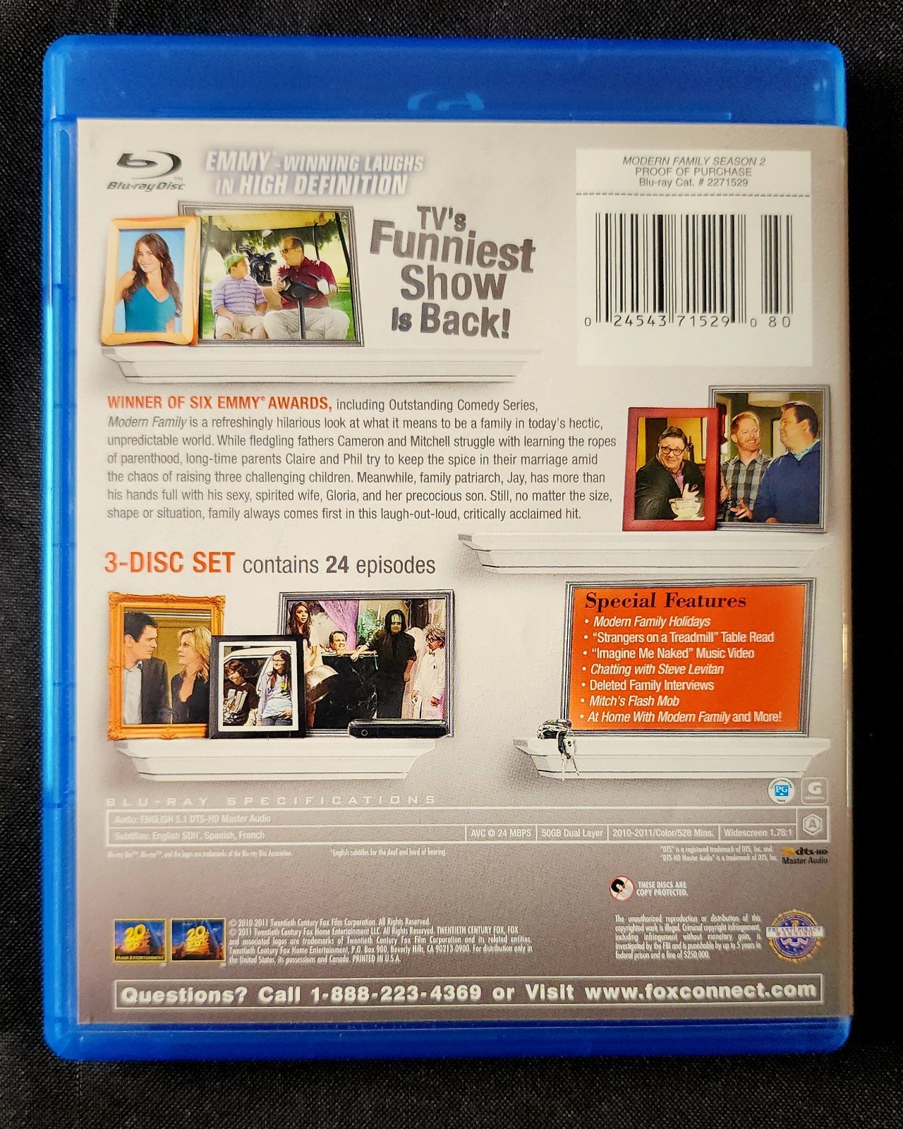 Modern Family Complete Second Season Blu-ray 20th Century Fox